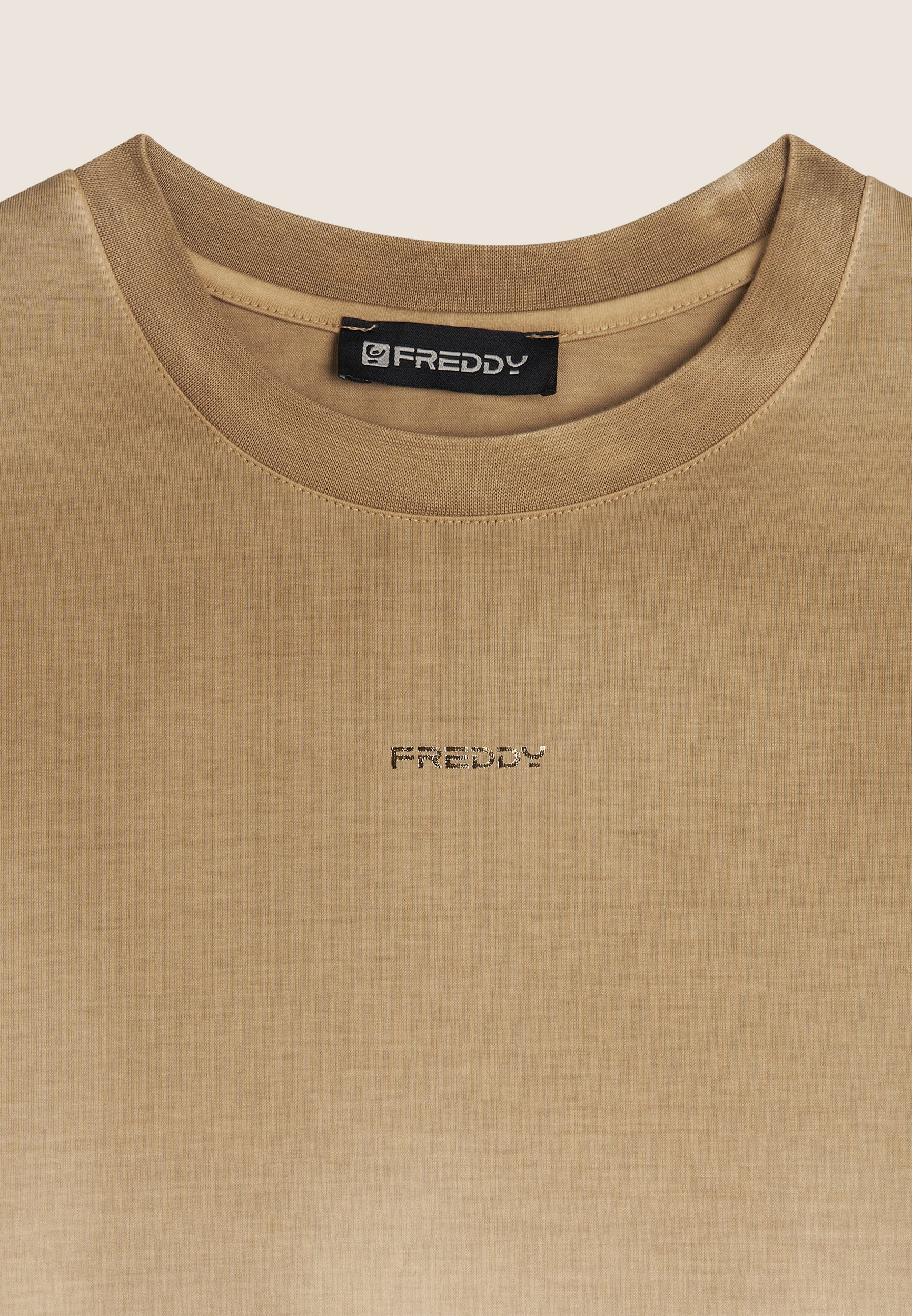 freddy-felpa-donna-corta-comfort-fit-in-jersey-d-grad image 8