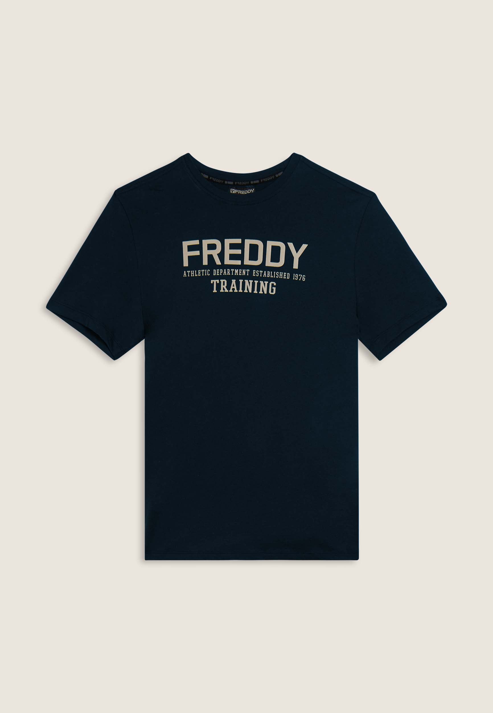freddy-t-shirt-uomo-regular-con-logo-centrale-e-dettaglio-camouflage image 8