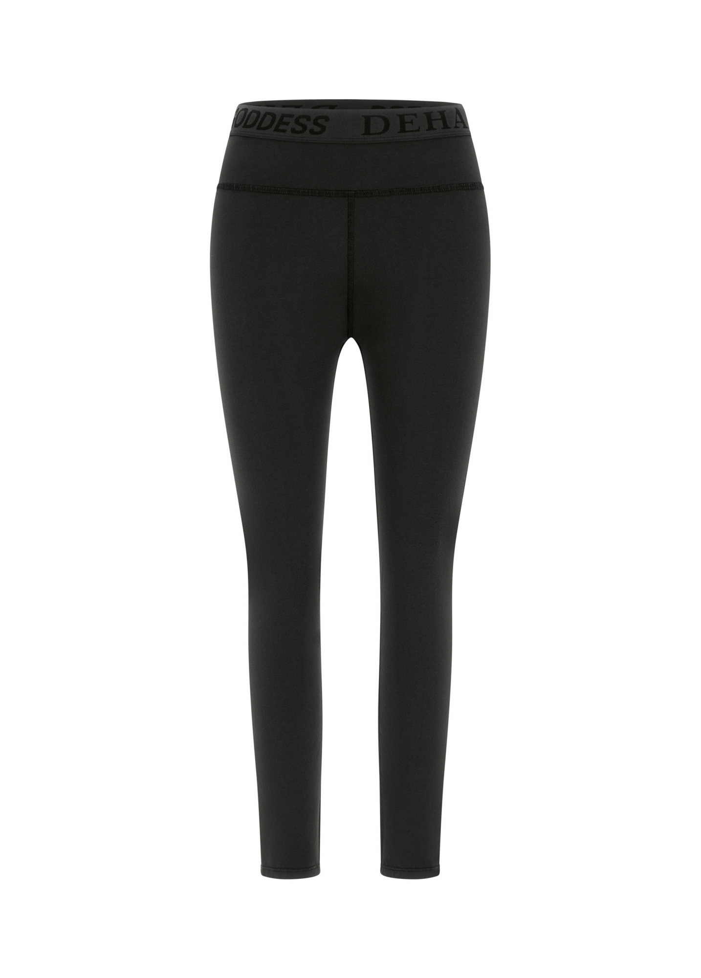 deha-leggings-in-jersey-stretch-con-logo-nero image 6