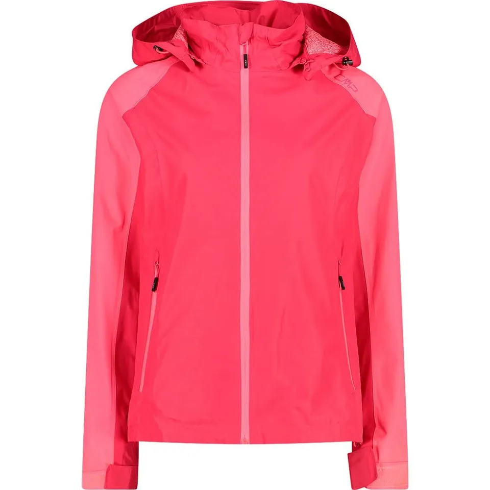 cmp-knit-tech-m-lange-fleece-jacket-con-cappuccio-bambina-gloss-fragola-140 image 1