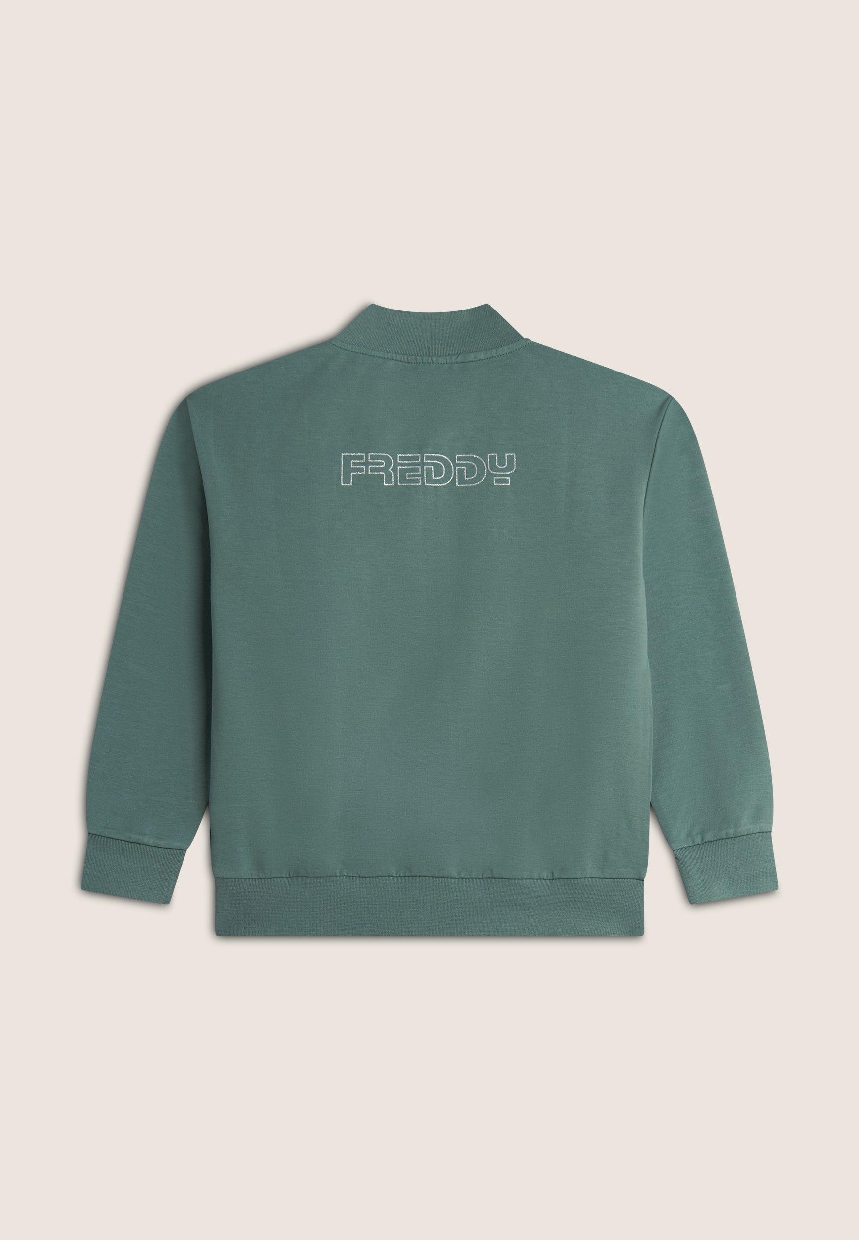 freddy-felpa-zip-stile-bomber-da-bambina-e-bambino-in-cotone image 5