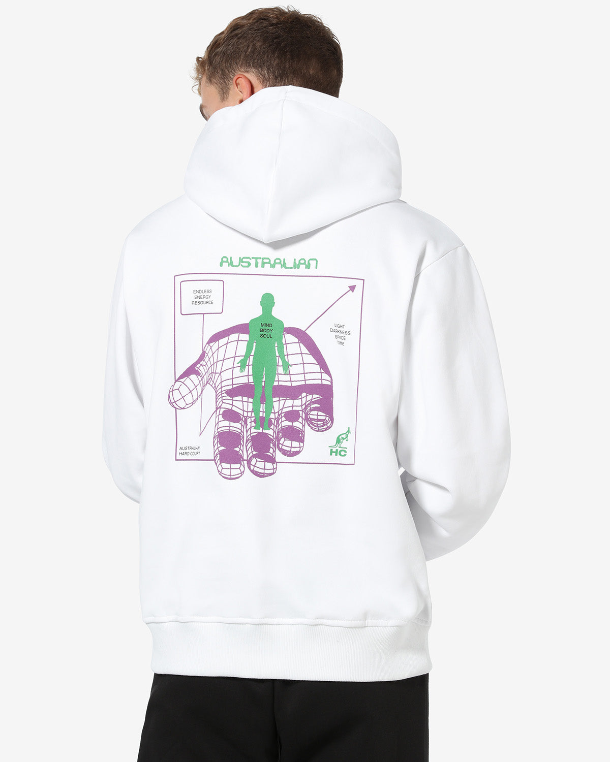 australian-hard-court-inner-balance-felpa-hoodie-bianco image 1