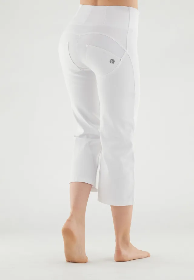 freddy-wr-up-pantaloni-capri-vita-alta-tinti-in-capo image 1