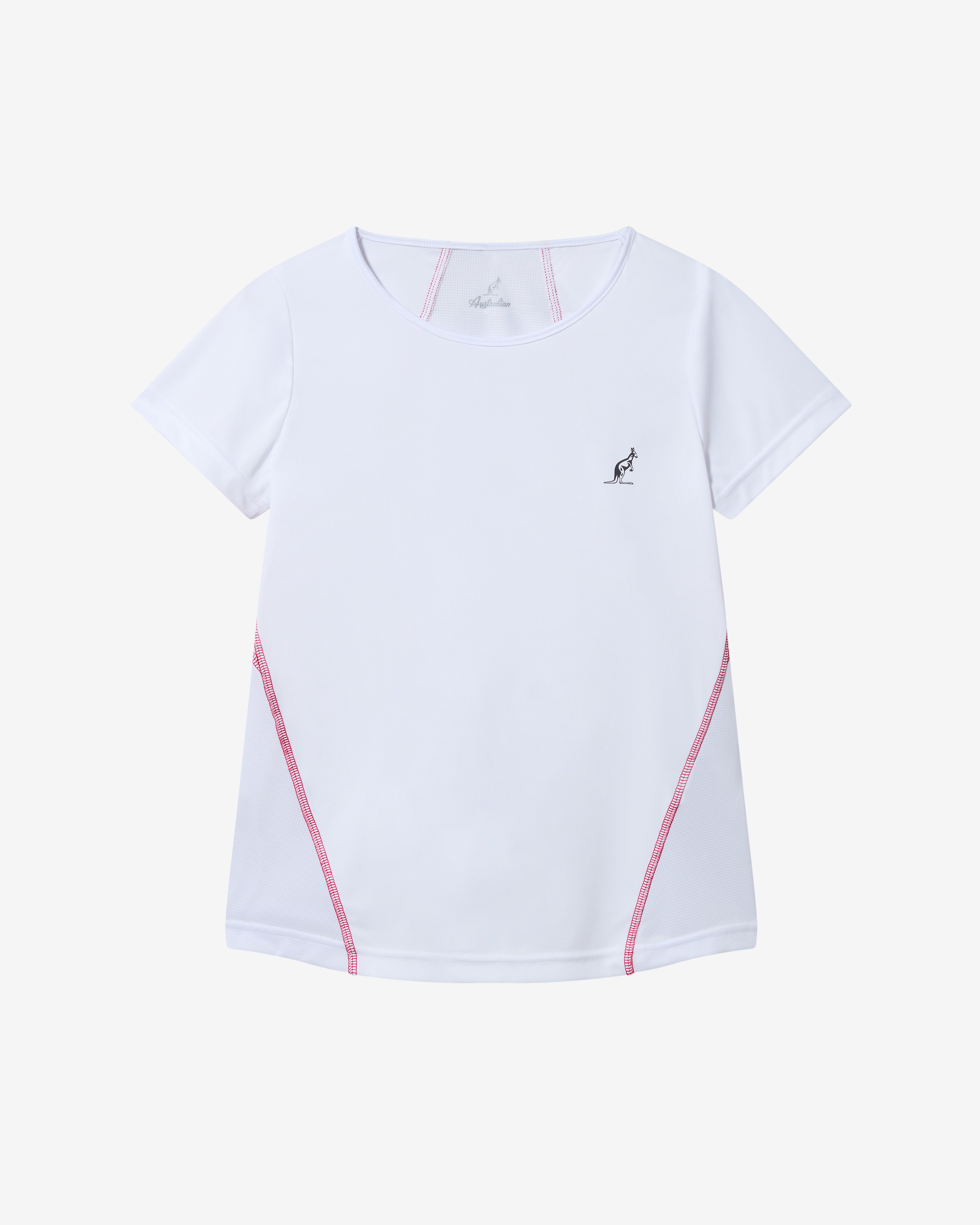 australian-crew-t-shirt-bianca-ace-traspirante-maglia-tennis image 1