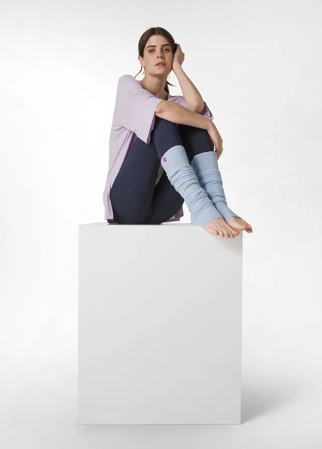 deha-scaldamuscoli-in-boucl-blu-100-cm-danza-yoga image 1