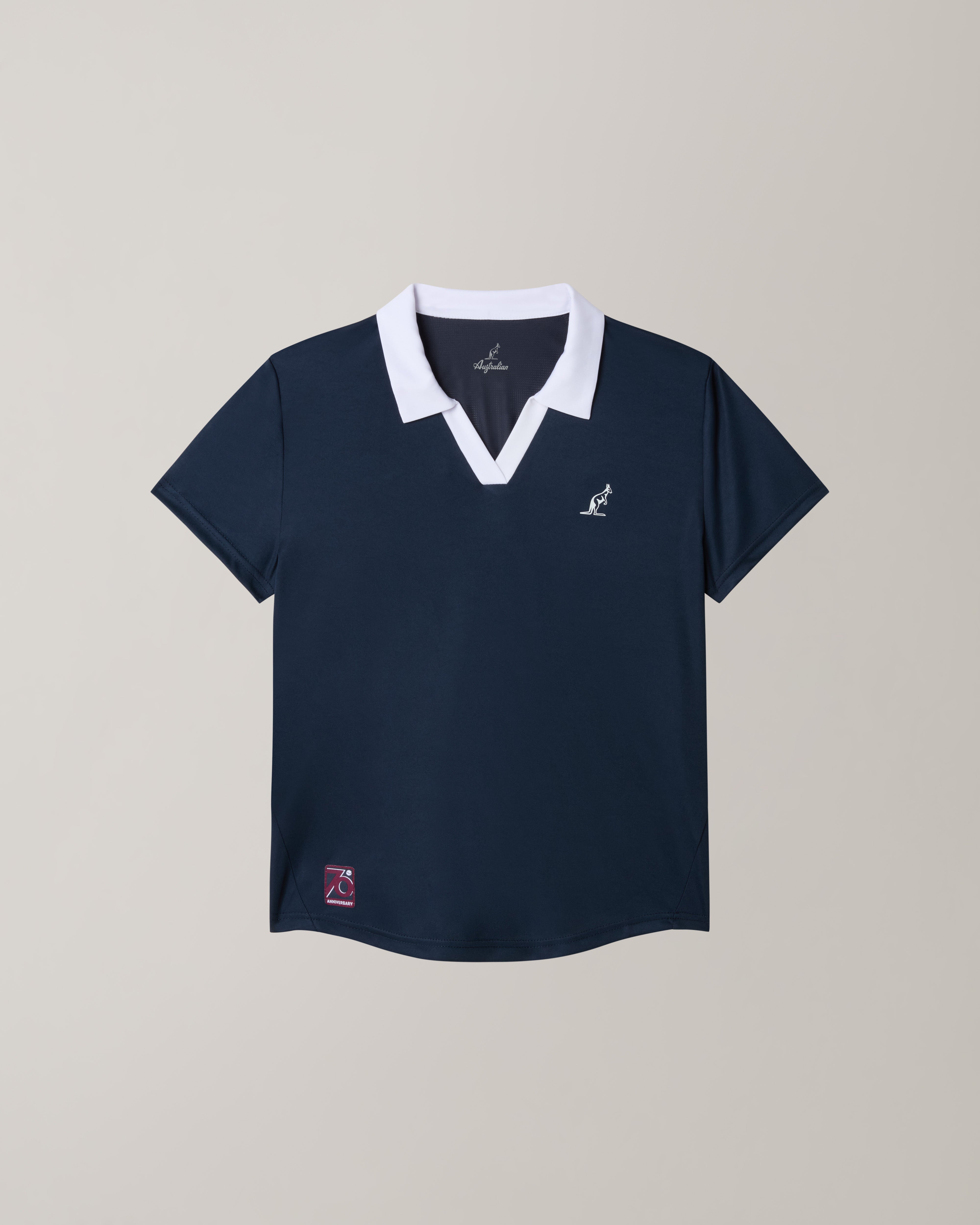 australian-perfect-polo-shirt-eclipse-blue-polo-tennis-performance-70-anniversar image 7