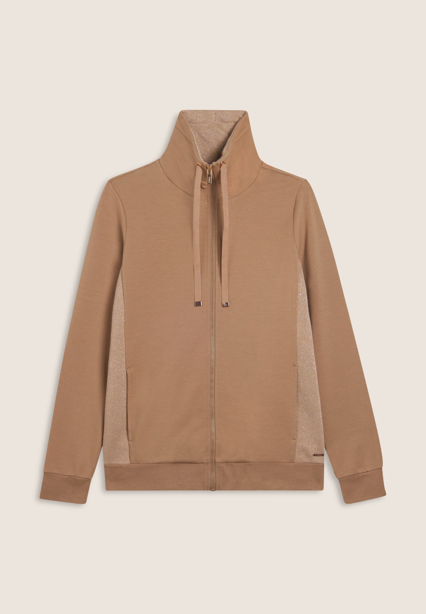 freddy-felpa-donna-full-zip-collo-alto-inserti-m-lange-lurex image 6