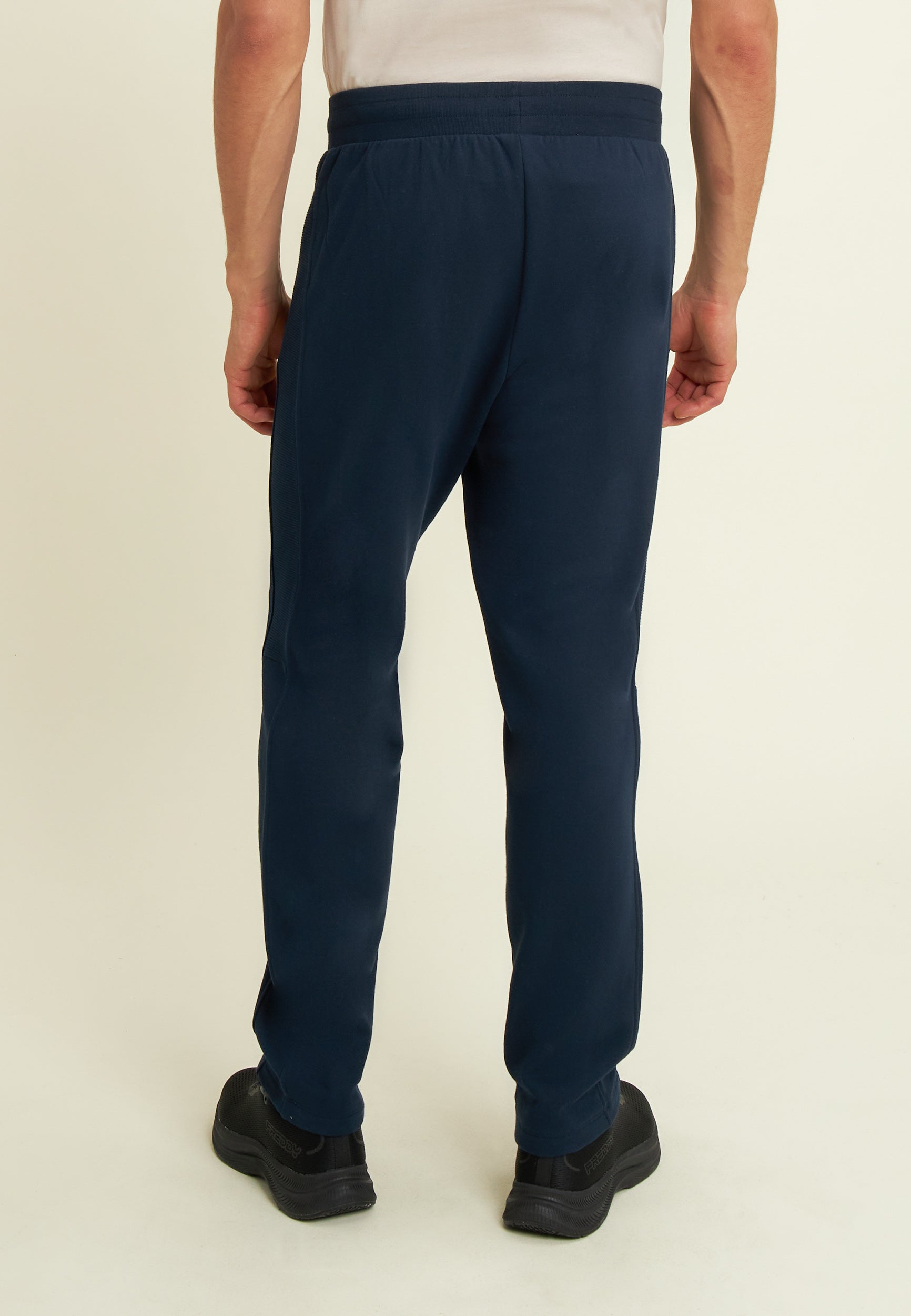 freddy-pantaloni-uomo-in-felpa-garzata-con-inserti-rigati image 3