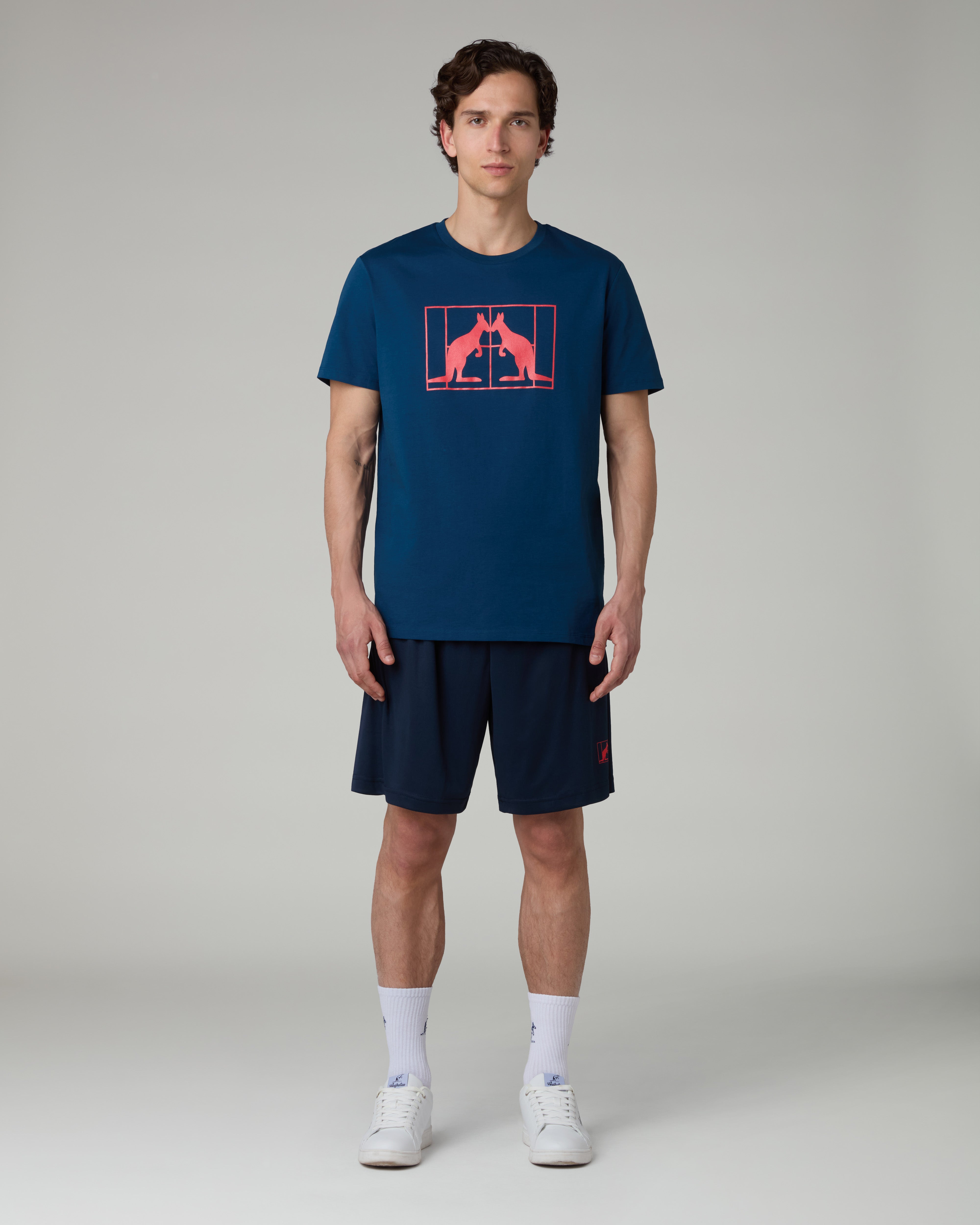 australian-gemini-t-shirt-in-cotone-eclipse-blue image 2