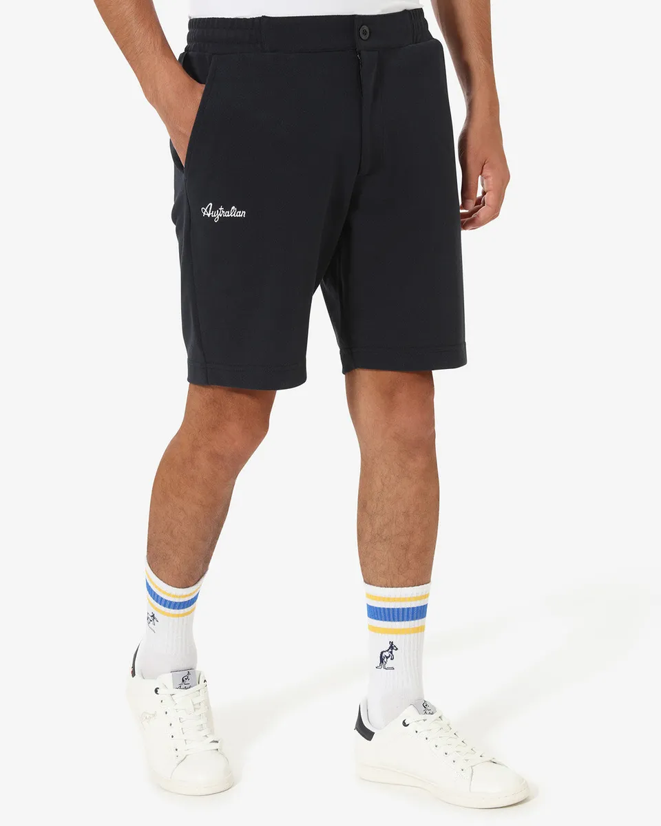 australian-club-short-piquet-blu-navy-sportswear image 1