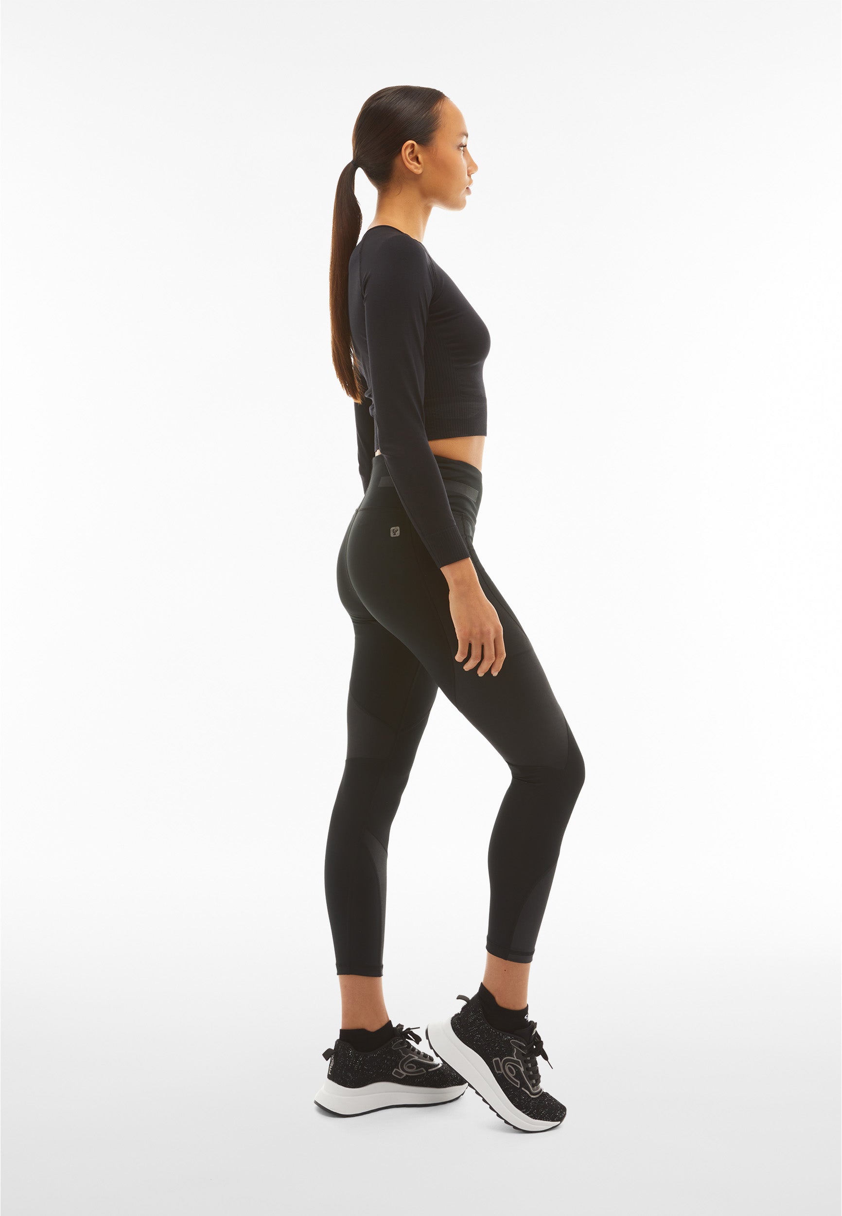 freddy-leggings-superfit-7-8-vita-alta-ecologici-con-inserti-lucidi image 4