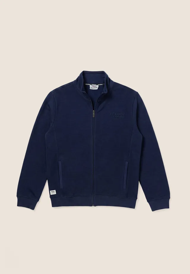 freddy-felpa-uomo-collo-alto-full-zip-training-dept-1976 image 1