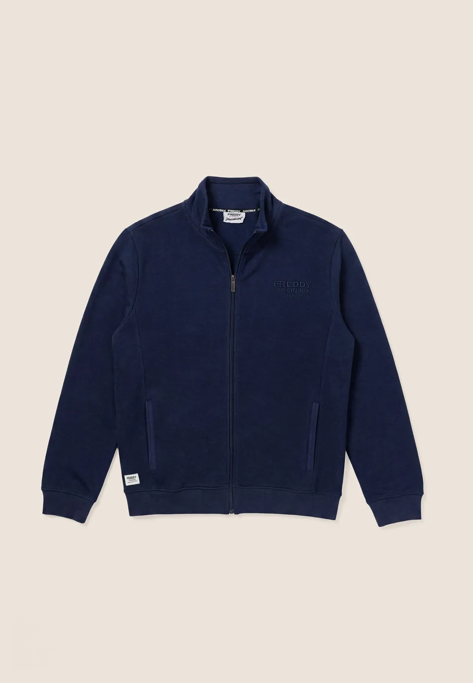 freddy-felpa-uomo-collo-alto-full-zip-training-dept-1976 image 1