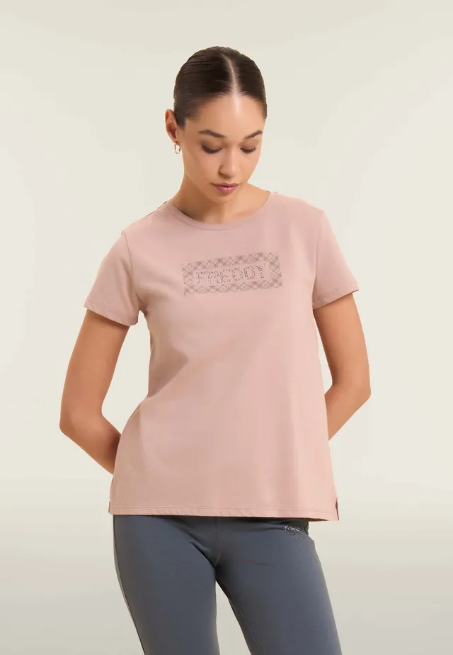 freddy-wr-up-t-shirt-regular-logo-con-grafica-geometrica-e-borchie image 1