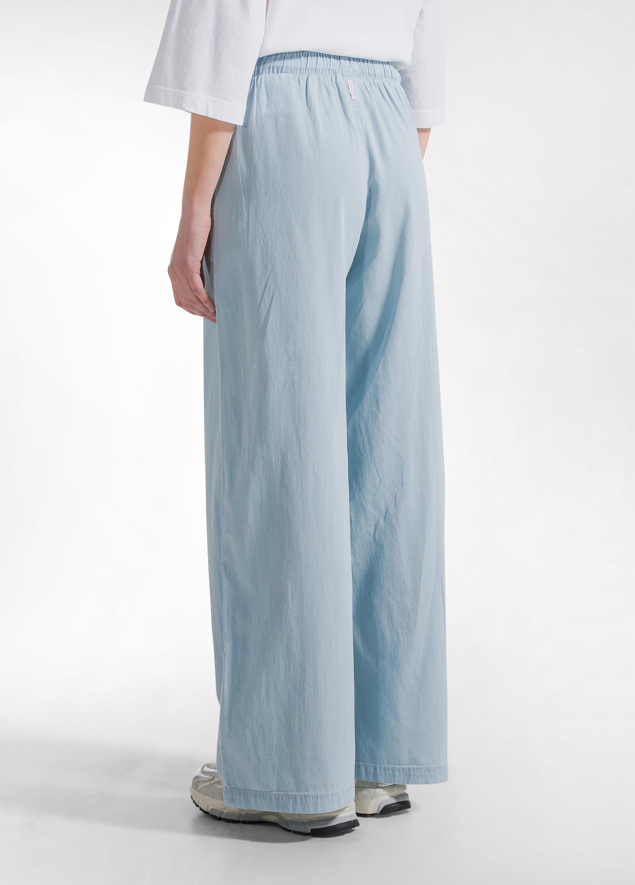 deha-pantaloni-palazzo-denim-lyocell-blu-modello-d42577 image 3