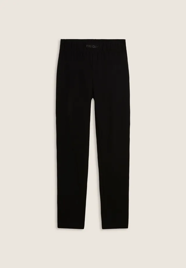 freddy-leggings-bambina-in-cotone-elasticizzato-con-logo-tono-su-tono image 1