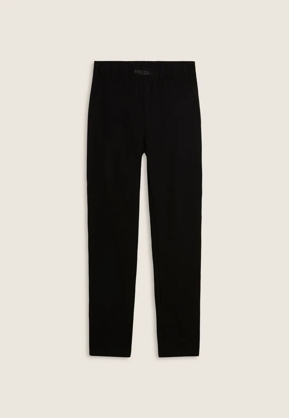 freddy-leggings-bambina-in-cotone-elasticizzato-con-logo-tono-su-tono image 1