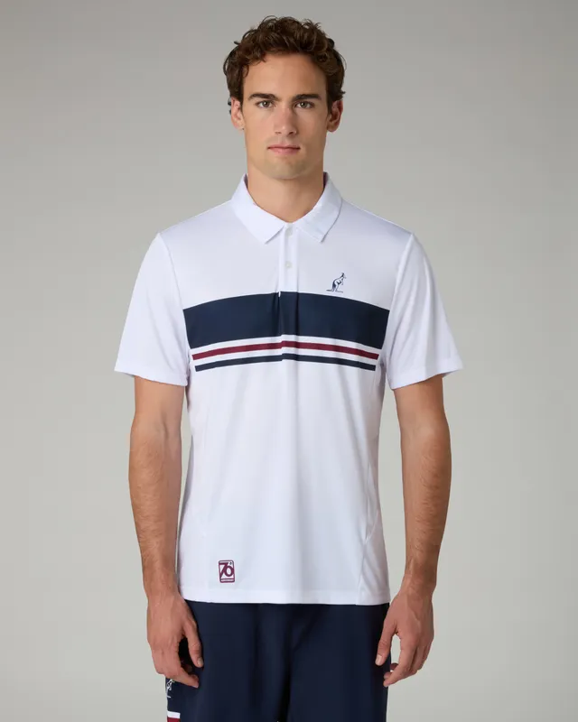australian-perfect-polo-shirt-ace-bianco-tennis-performance-made-in-italy image 1