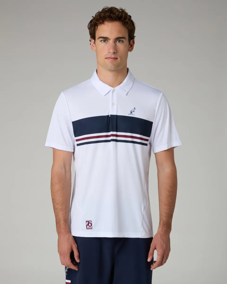australian-perfect-polo-shirt-ace-bianco-tennis-performance-made-in-italy image 1