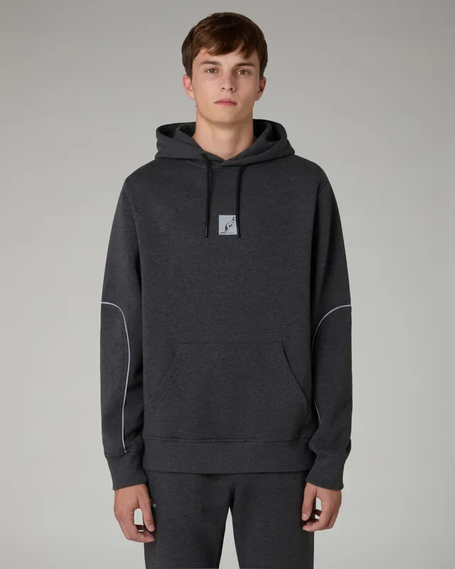 australian-nocturna-hoodie-felpa-cappuccio-antracite-melange image 1