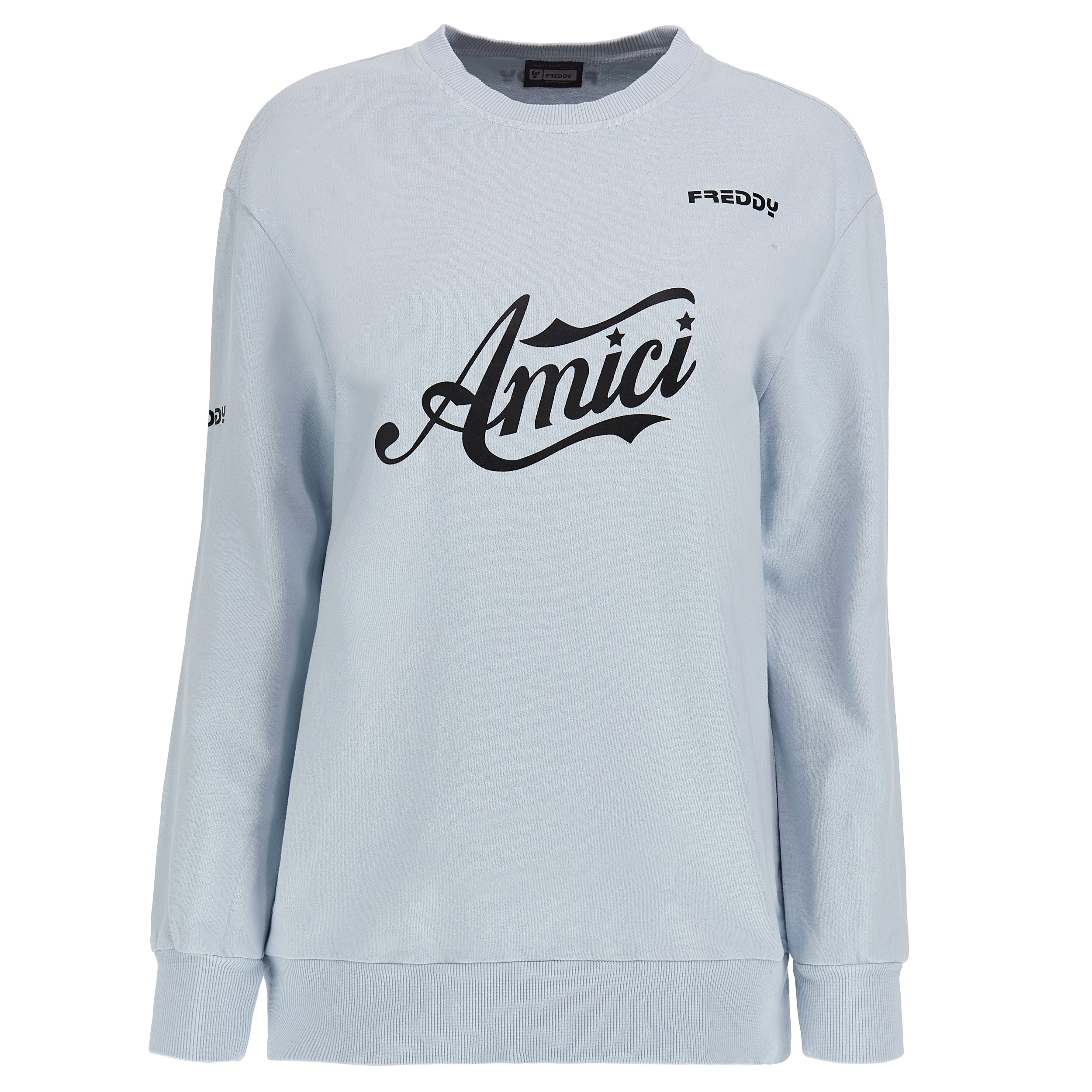 freddy-amici-felpa-ufficiale-unisex-daily-amici20-logo-a-contrasto image 1