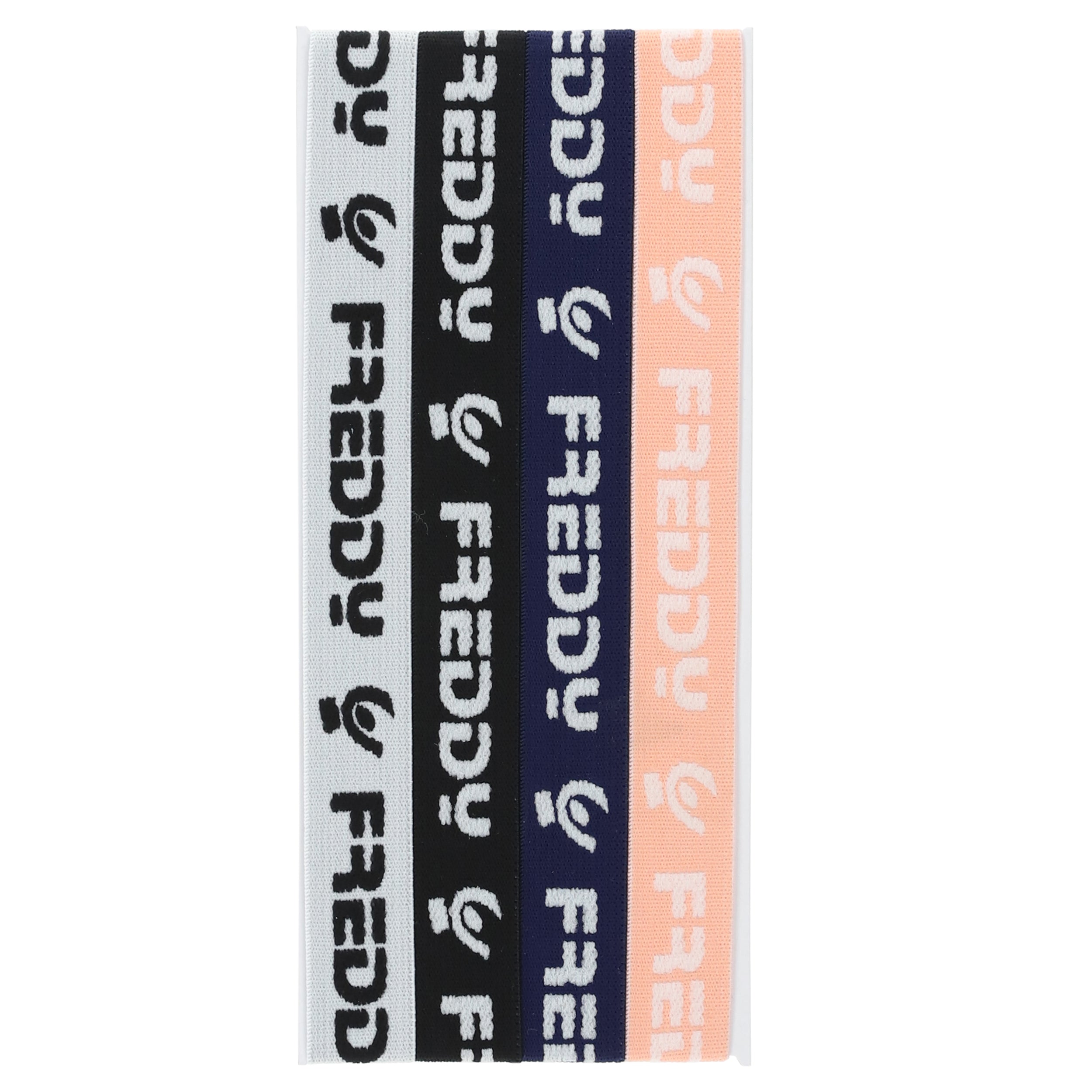 freddy-fascia-elastica-da-capelli-sottile-con-loghi-pack-4-pezzi image 2
