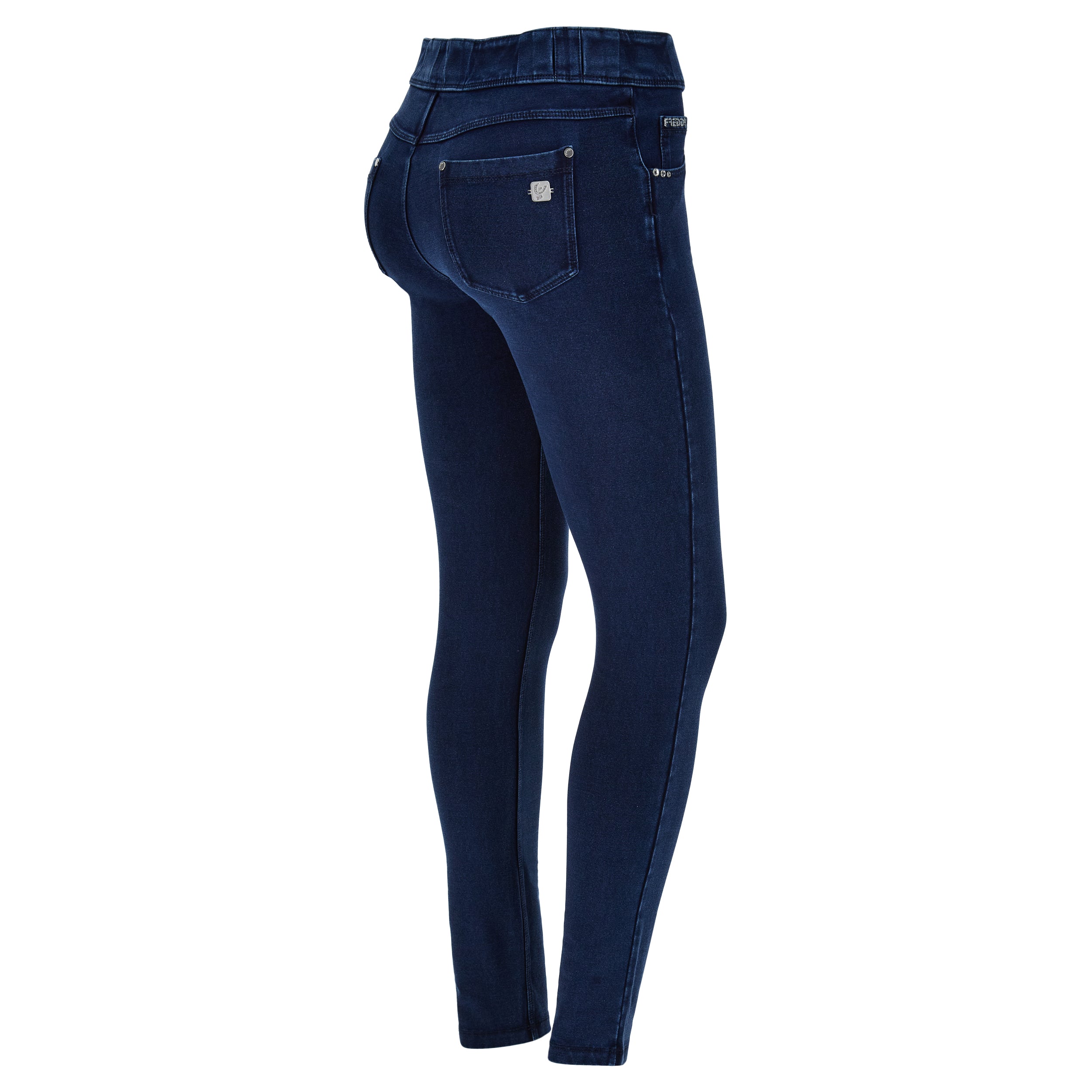 freddy-n-o-w-pants-slim-fit-effetto-denim-fondo-stretto image 4