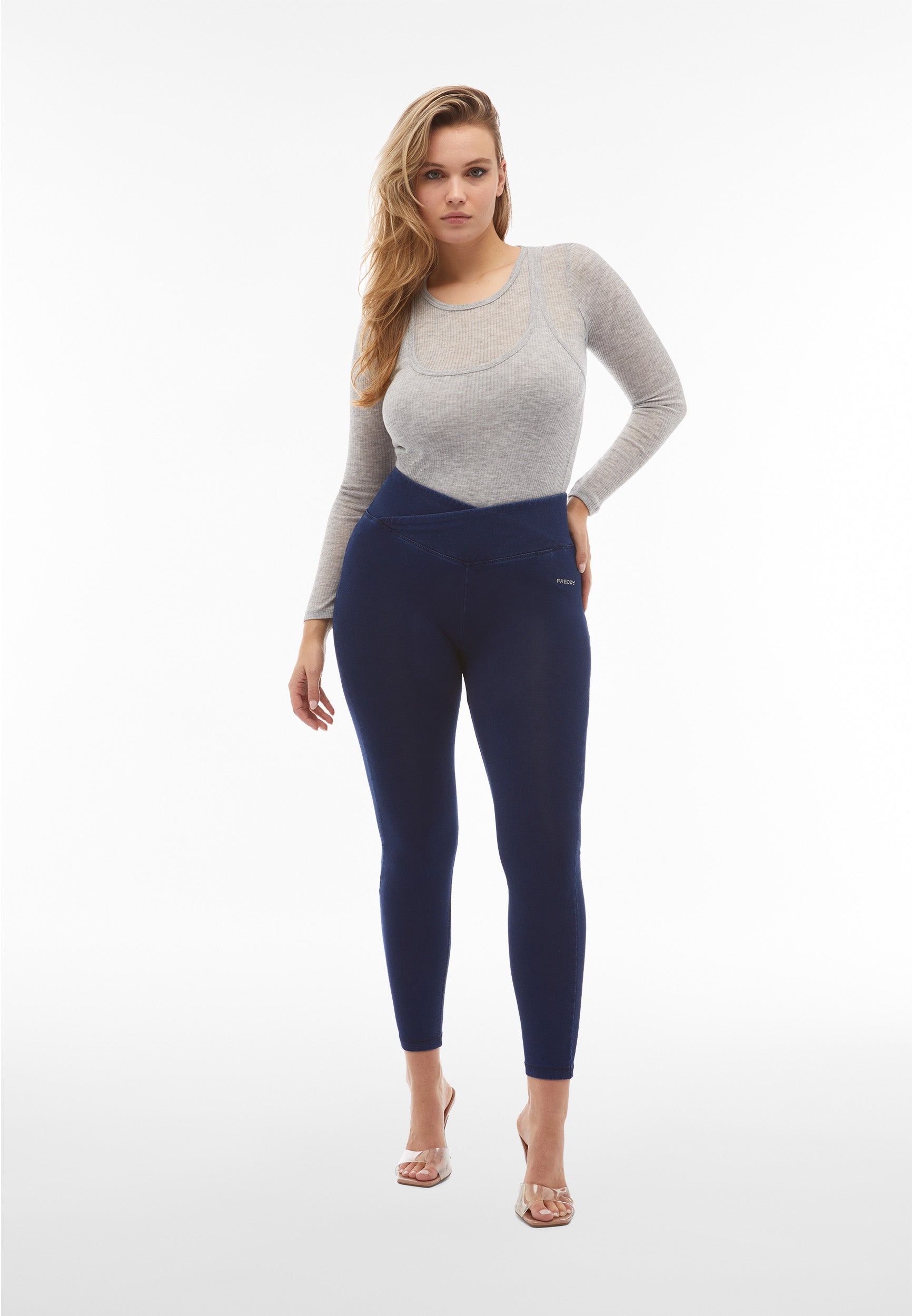 freddy-wr-up-core-leggings-push-up-vita-alta-jersey-denim image 2