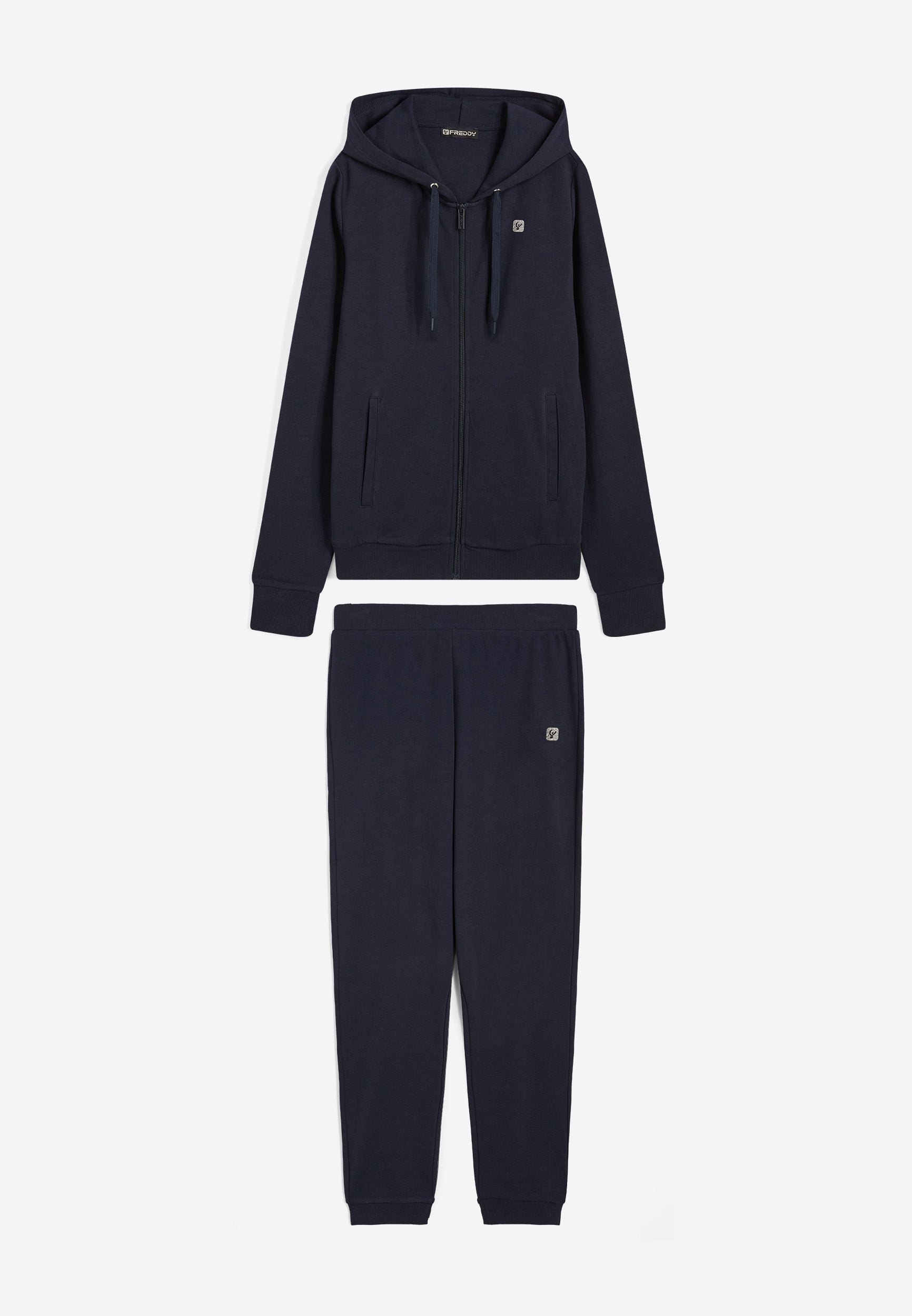 freddy-tuta-sportiva-in-interlock-felpa-cappuccio-zip-pantalone image 6