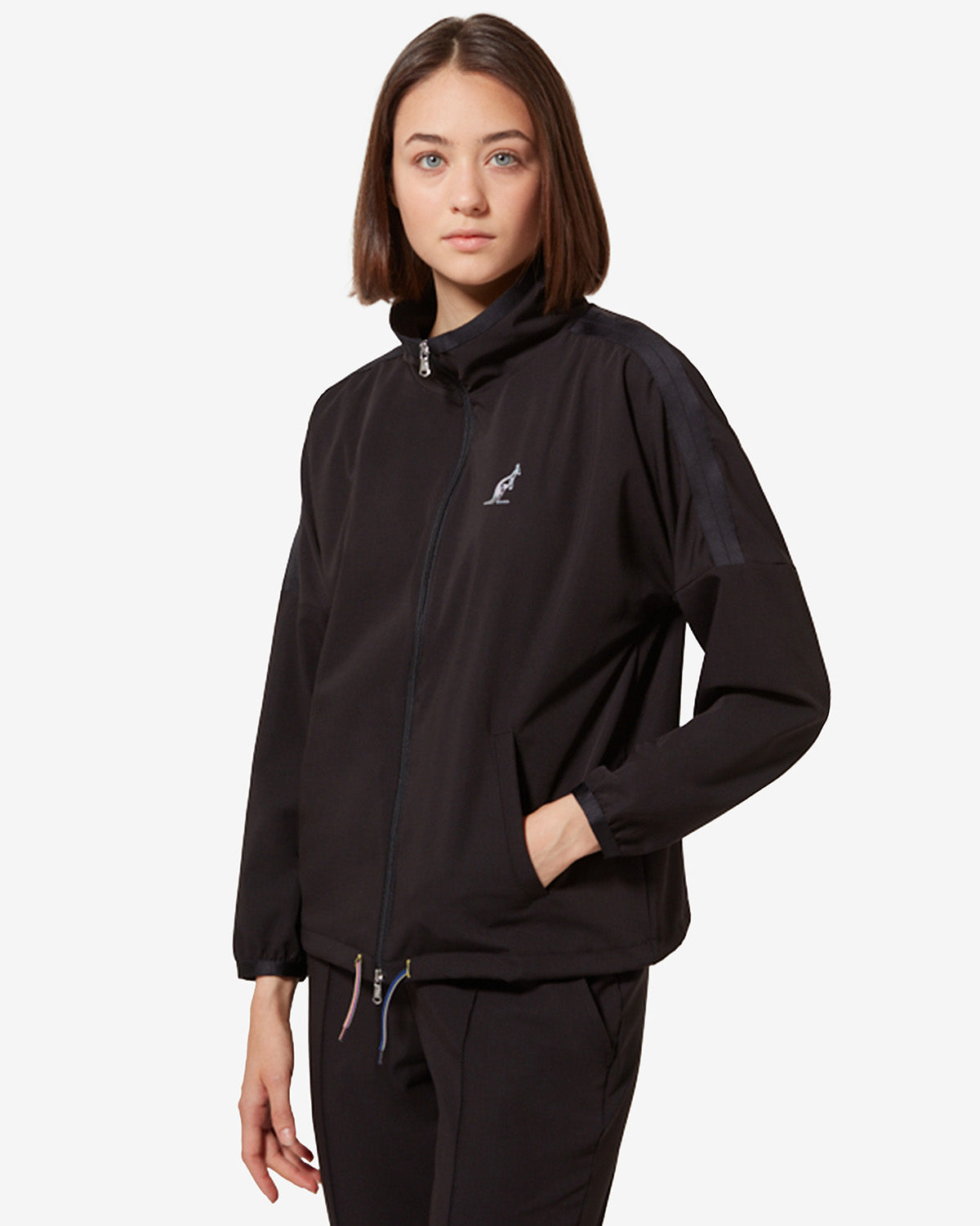 australian-shade-tracksuit-tuta-sportiva-nera-con-logo-olografico image 3