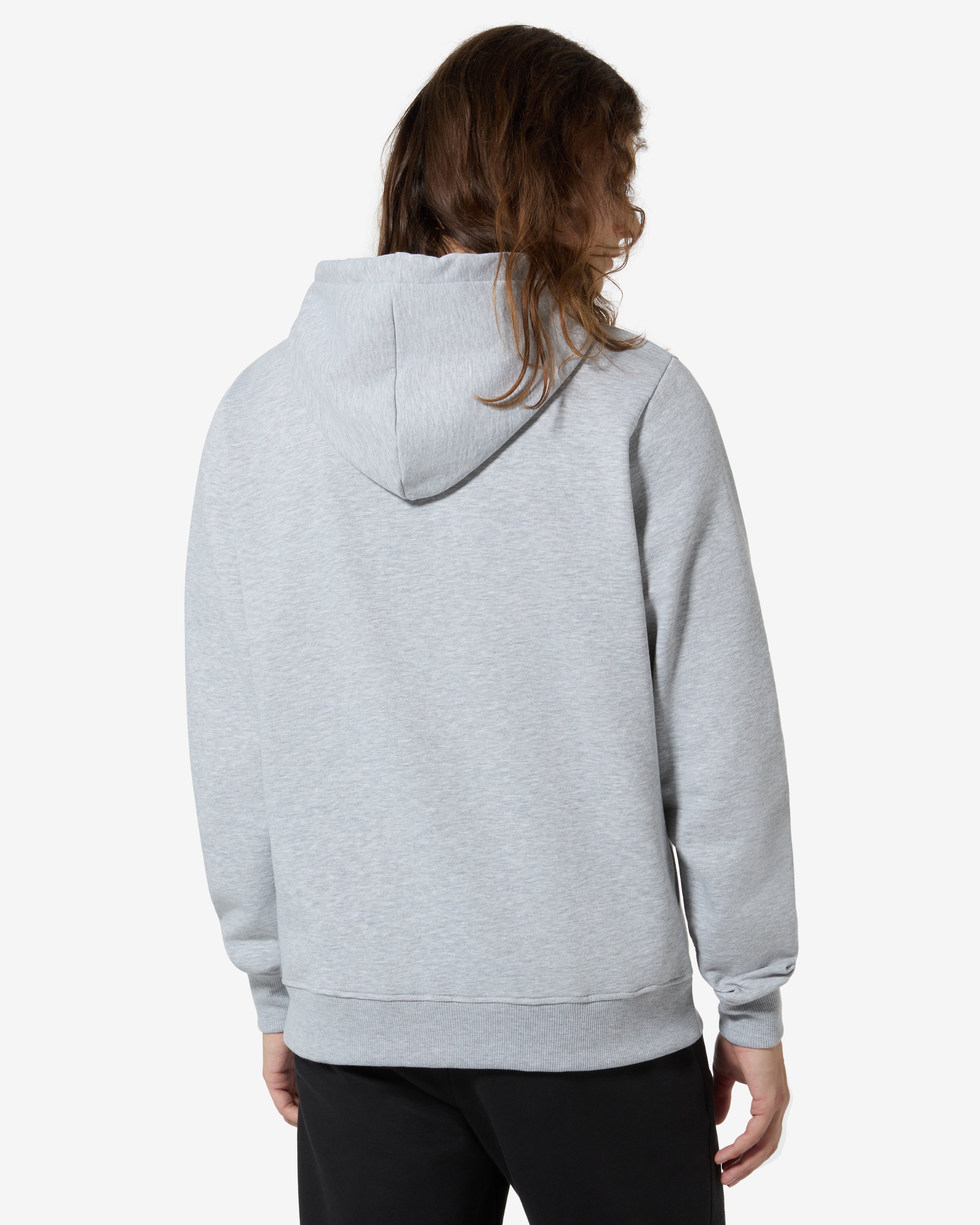 australian-raw-pink-track-jacket-giacca-felpa-grigio-melange-con-cappuccio image 2