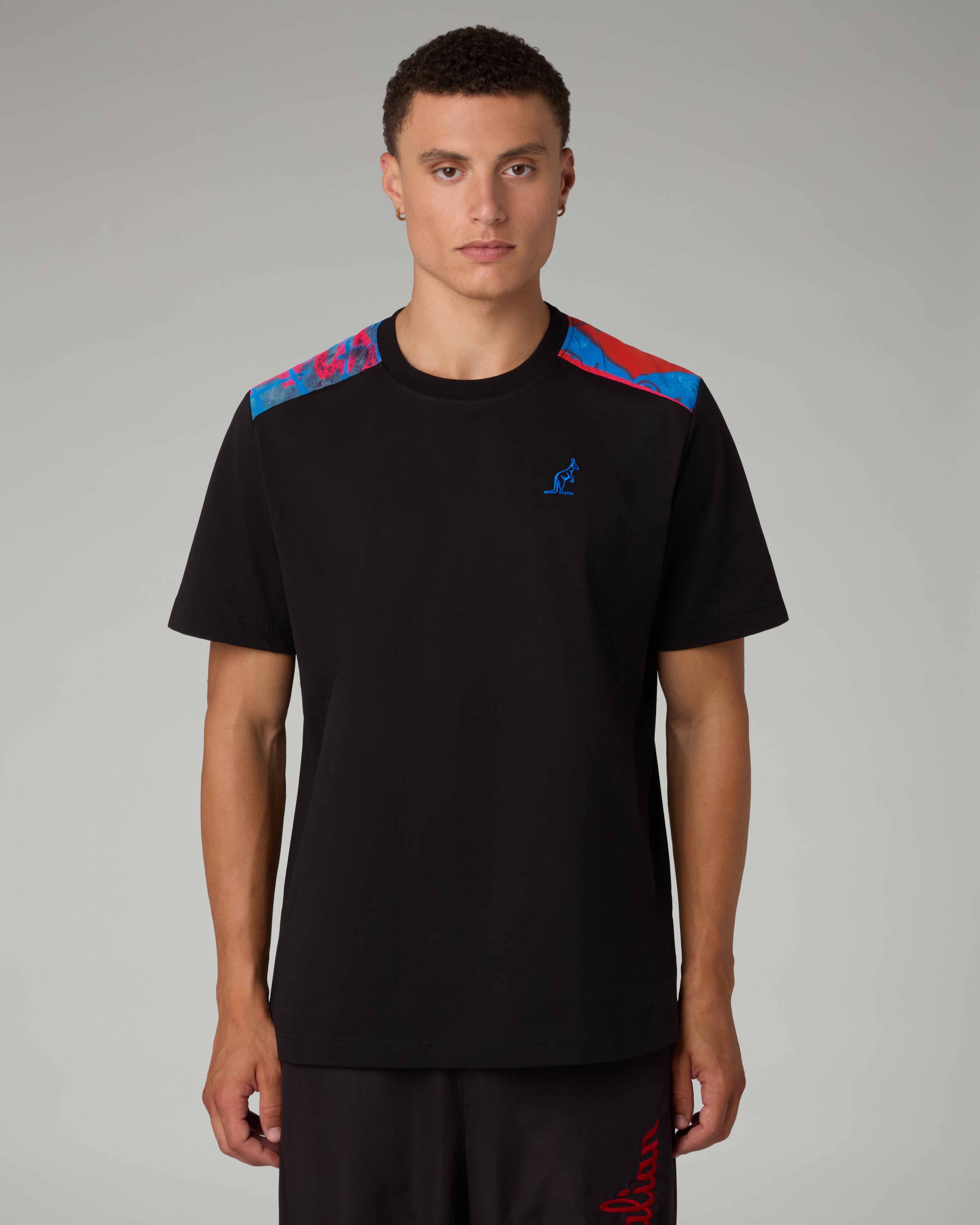 australian-randall-cotton-t-shirt-heritage-nero image 1