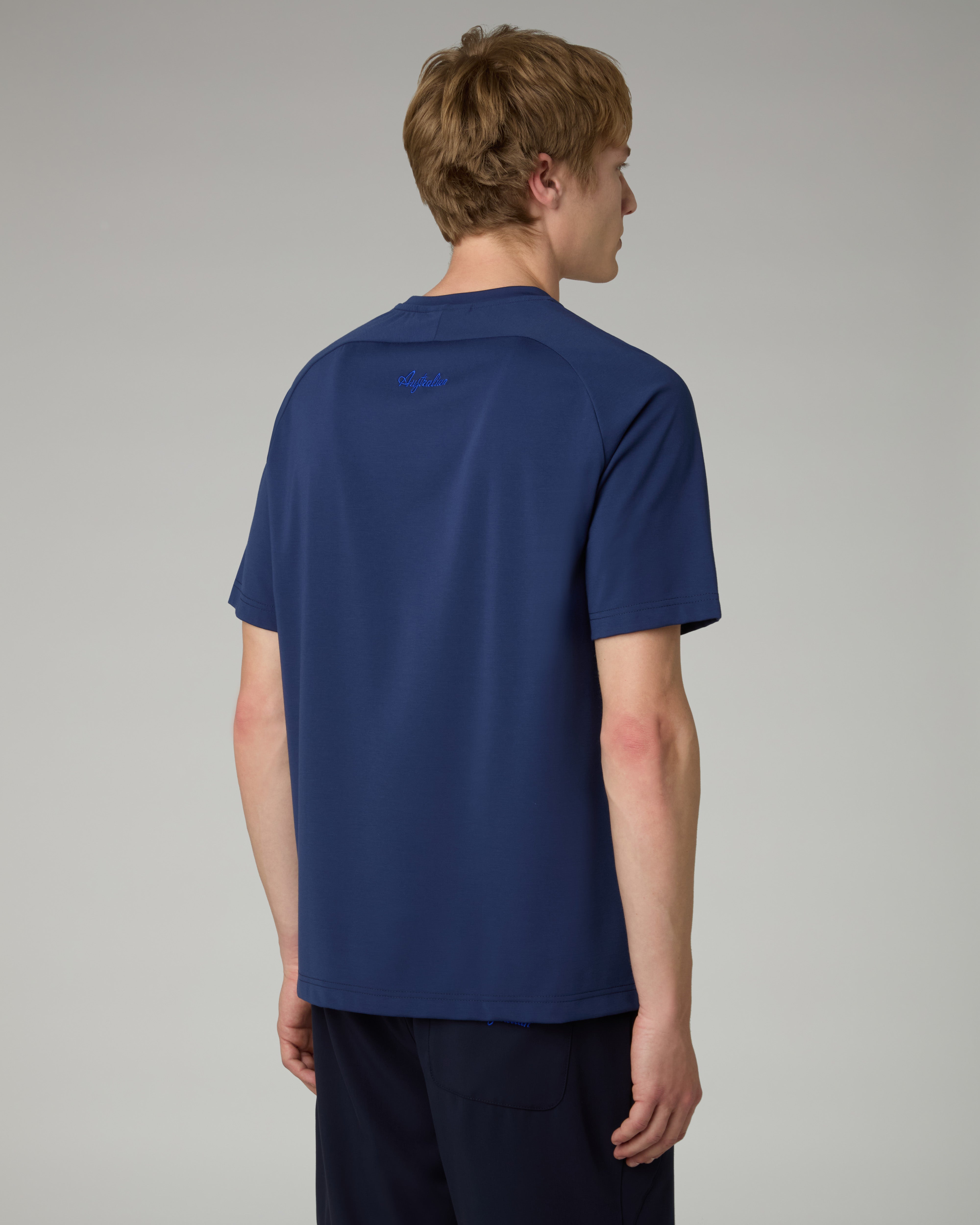 australian-poison-t-shirt-flow-blu-cosmo-regular-fit-made-in-italy image 3
