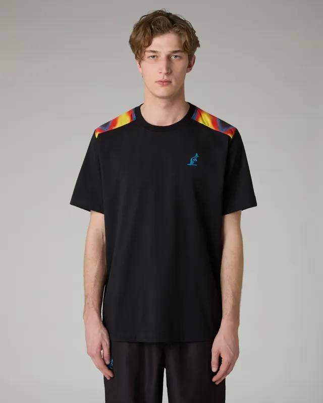 australian-fuel-cotton-t-shirt-maglietta-cotone-nero image 1