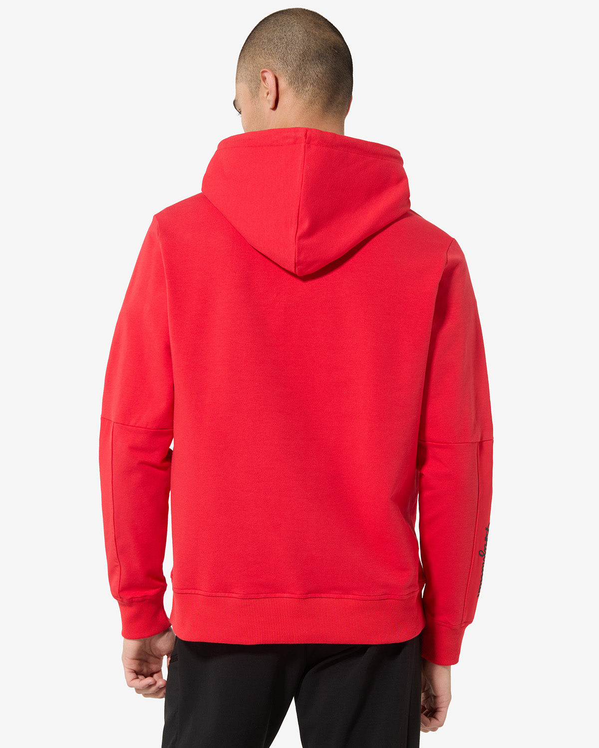 australian-city-hoodie-felpa-uomo-con-cappuccio-rosso-vivo-made-in-italy image 3