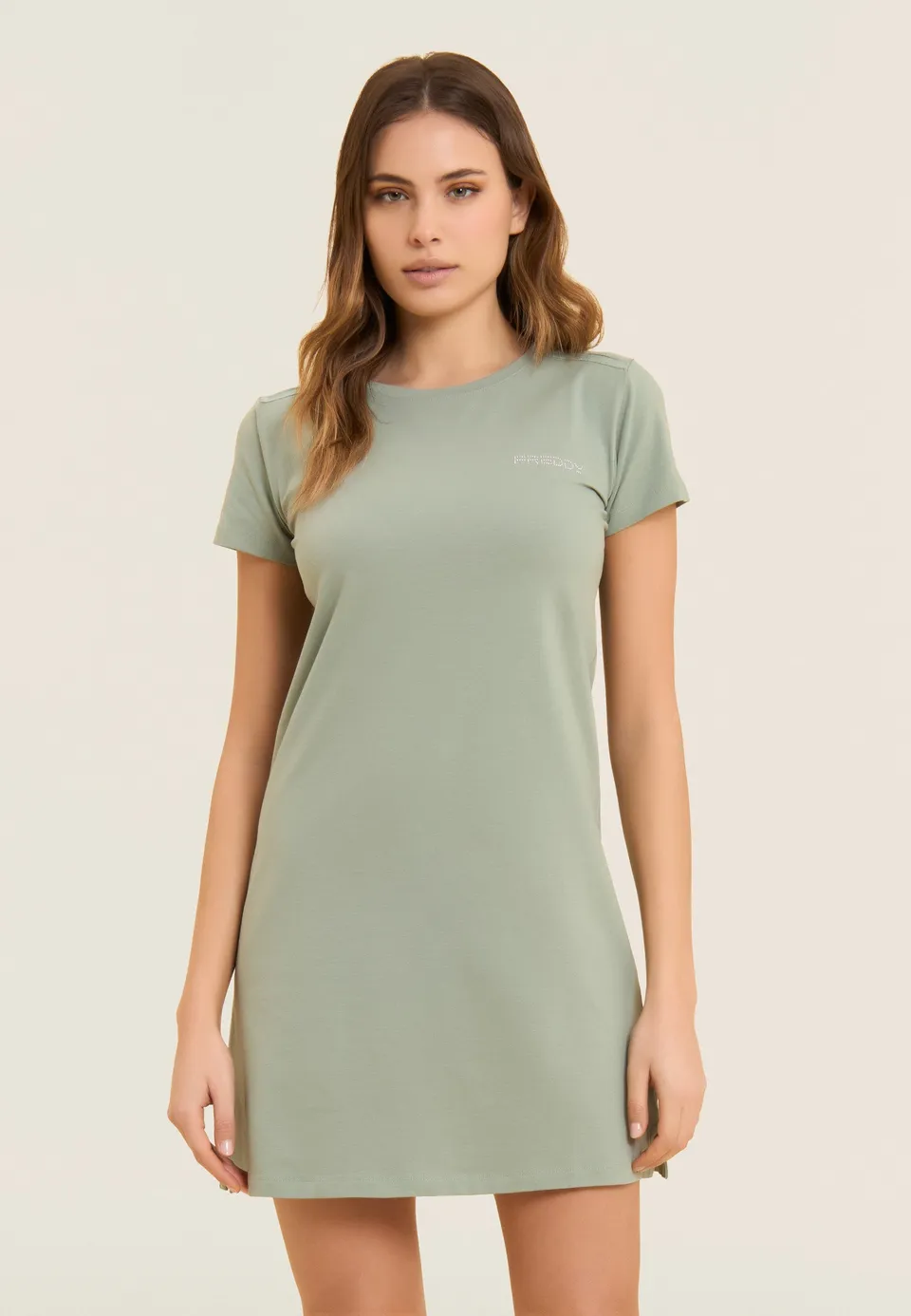 freddy-vestito-donna-regular-fit-media-lunghezza-jersey-cotone-stretch image 1