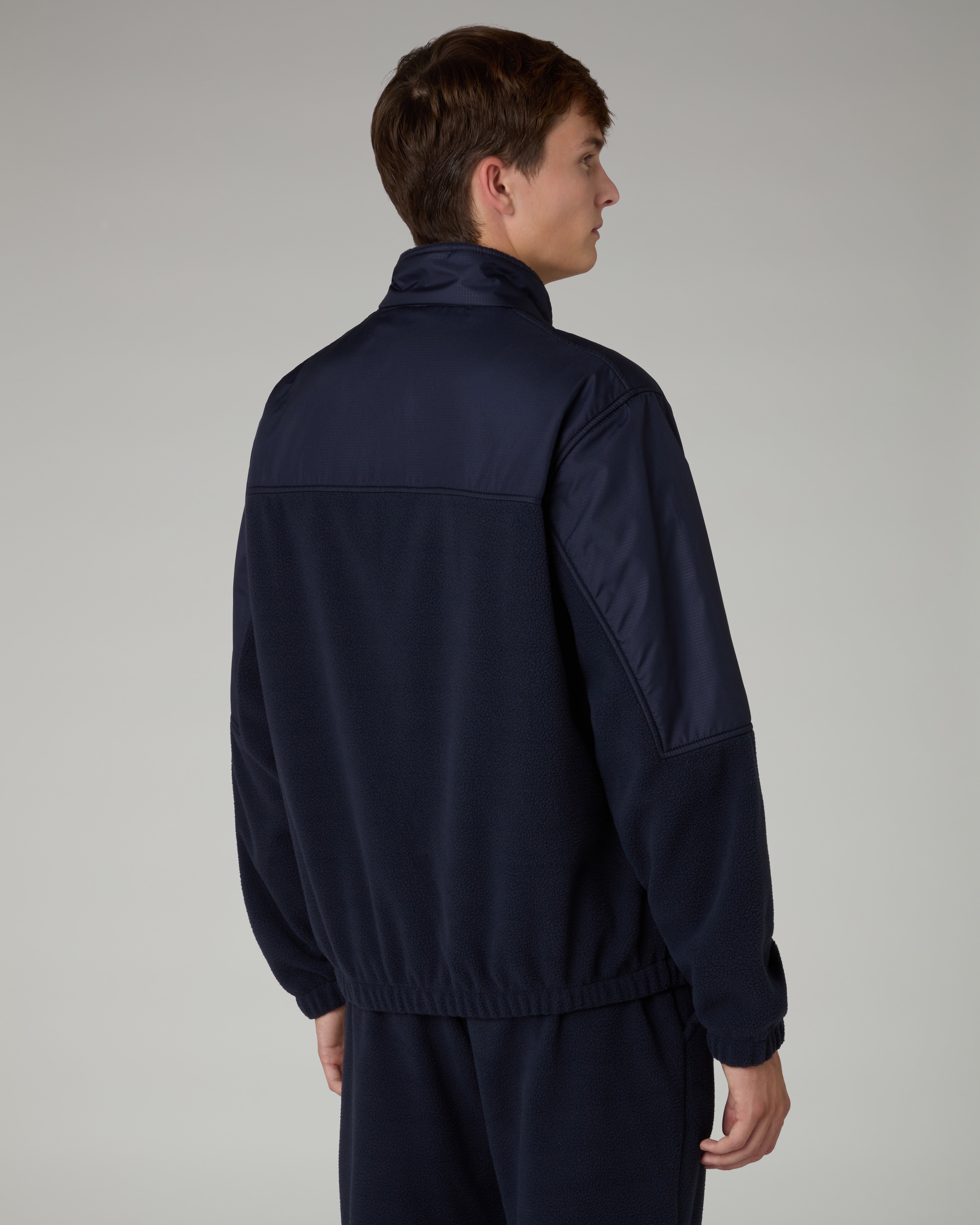 australian-color-block-track-jacket-giacca-pile-eclipse-blue image 4