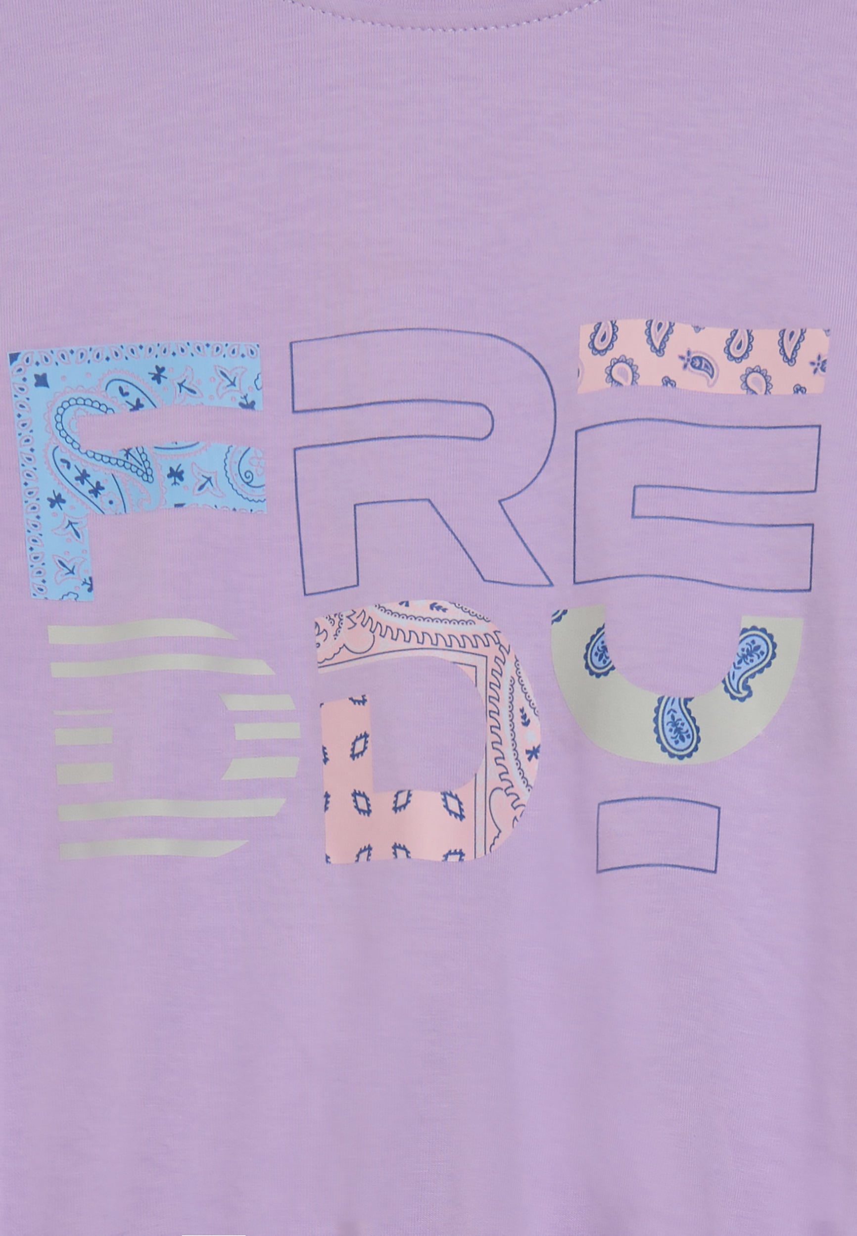 freddy-t-shirt-cropped-bambina-senza-maniche-con-logo-fantasia image 7
