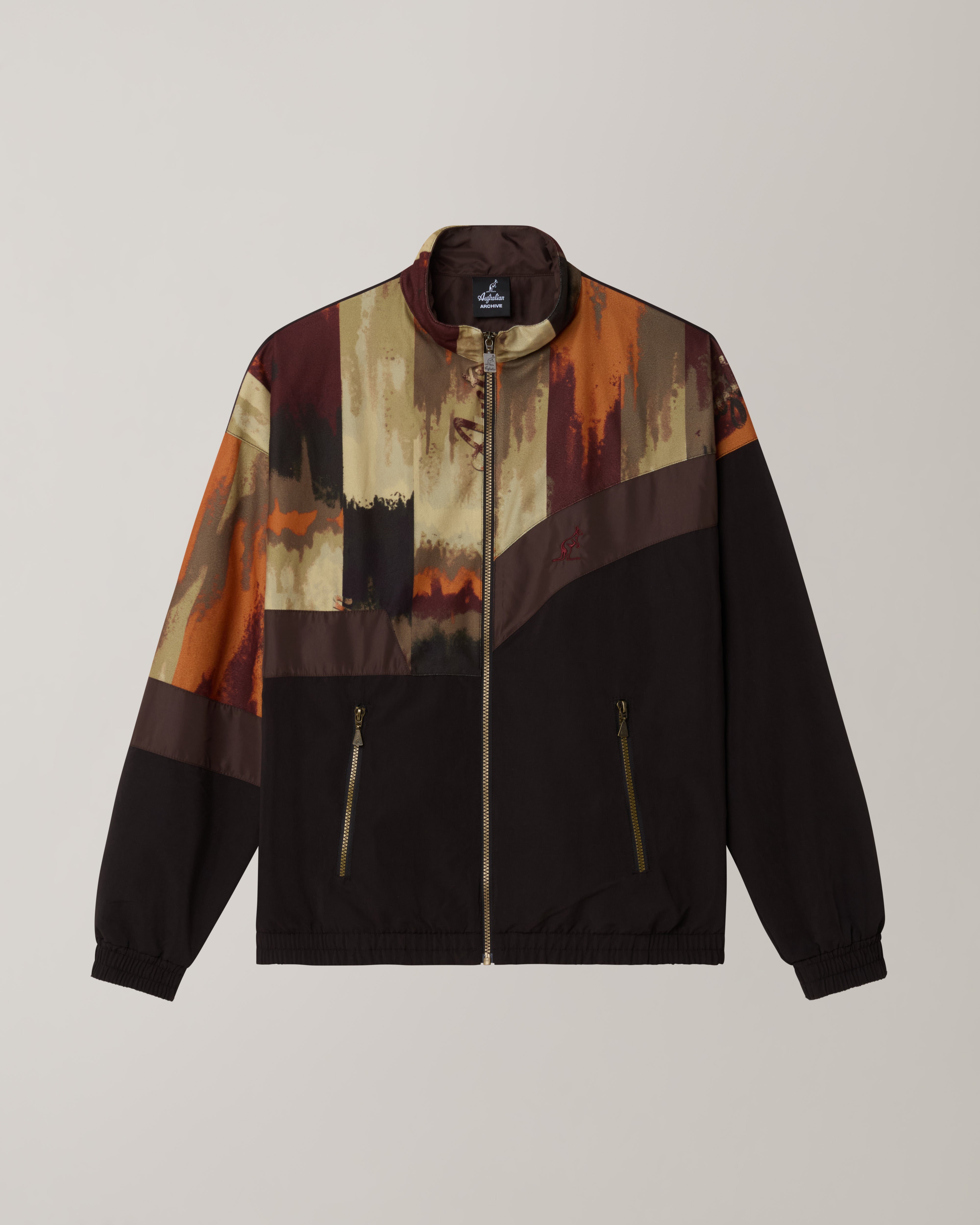 australian-bujad-panel-track-jacket-giacca-tuta-nero-old-style-1991 image 6