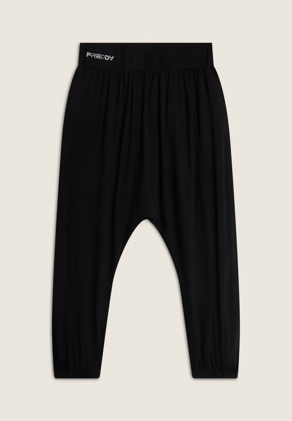 freddy-pantaloni-harem-bambina-in-cotone-elasticizzato image 1