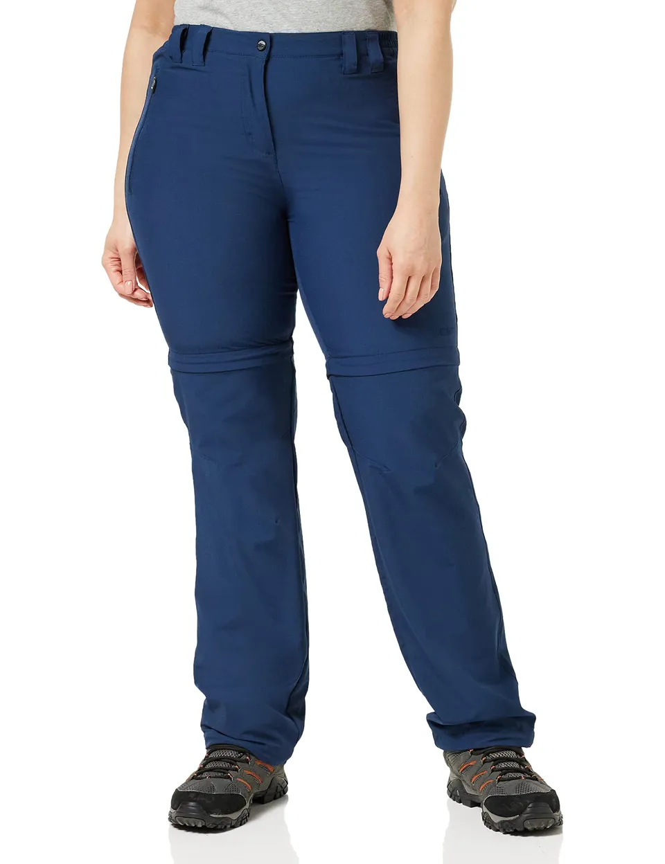 cmp-rigel-pantaloni-zip-off-donna-elasticizzati-comfort-fit image 1