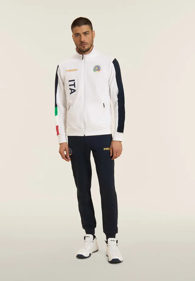 freddy-tuta-uomo-italia-fgi-full-zip-collo-alto-french-terry image 1