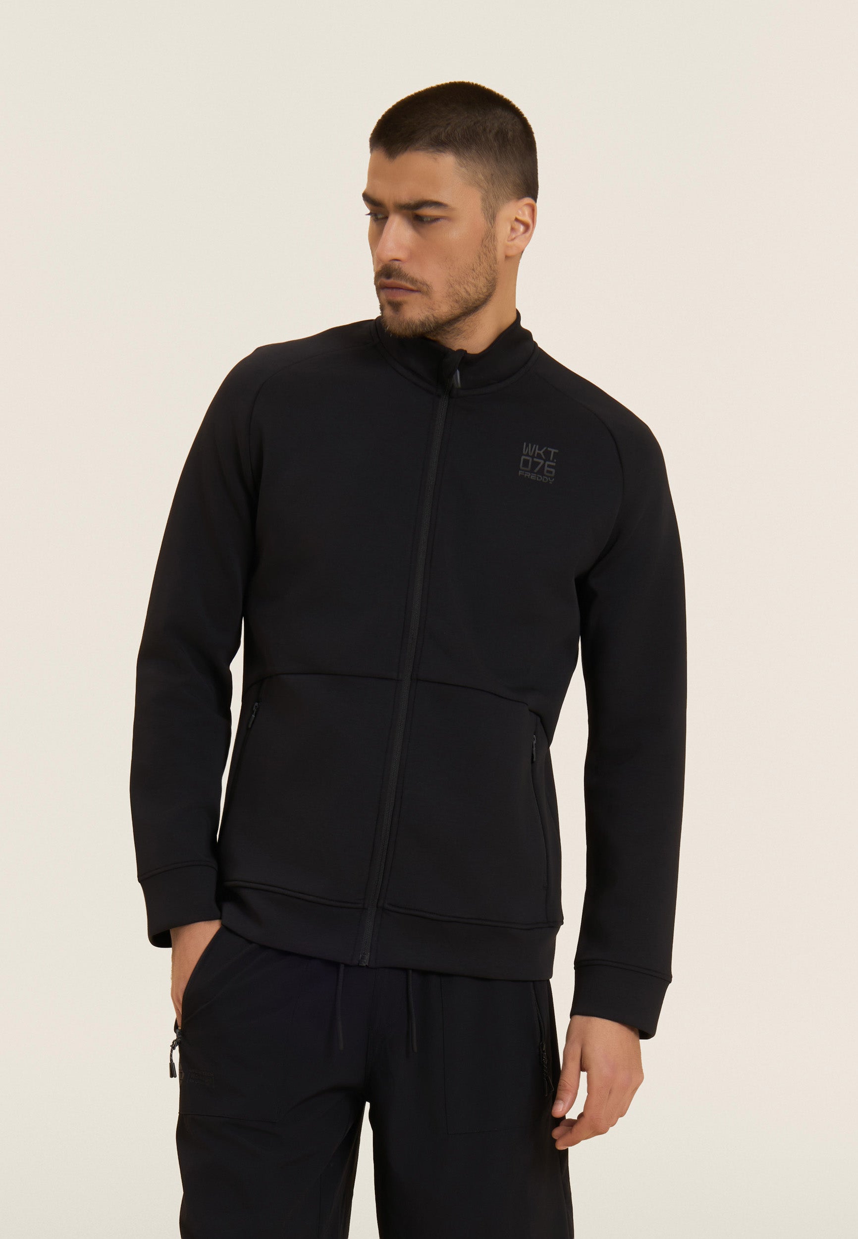 freddy-felpa-full-zip-con-collo-alto-in-tessuto-tecnico image 1