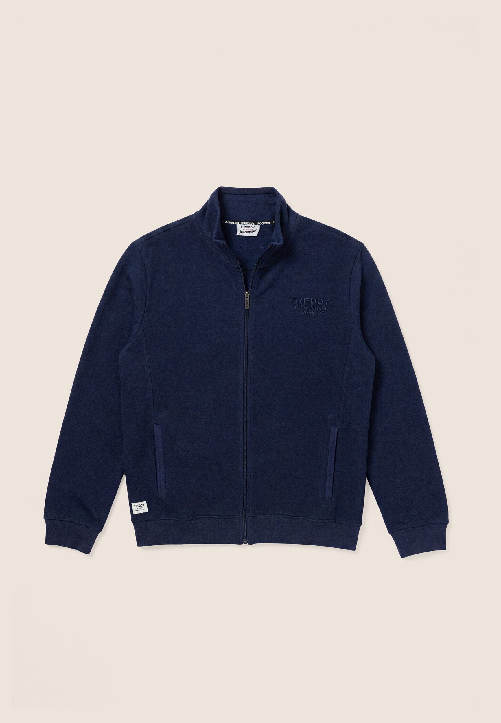 freddy-felpa-uomo-collo-alto-full-zip-training-dept-1976 image 1