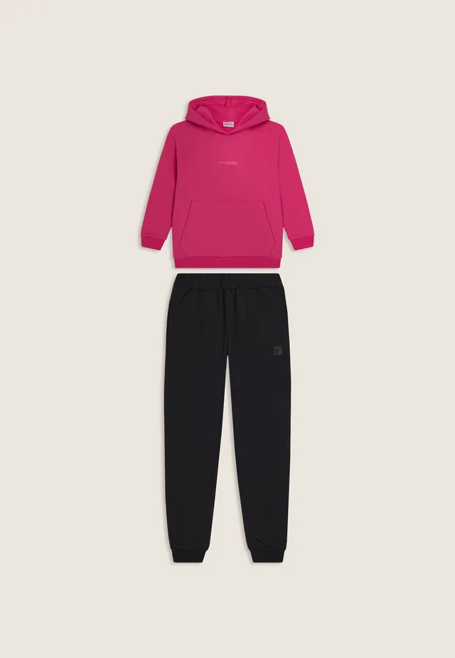 freddy-tuta-junior-con-cappuccio-e-tasca-a-marsupio-in-cotone-elasticizzato image 1