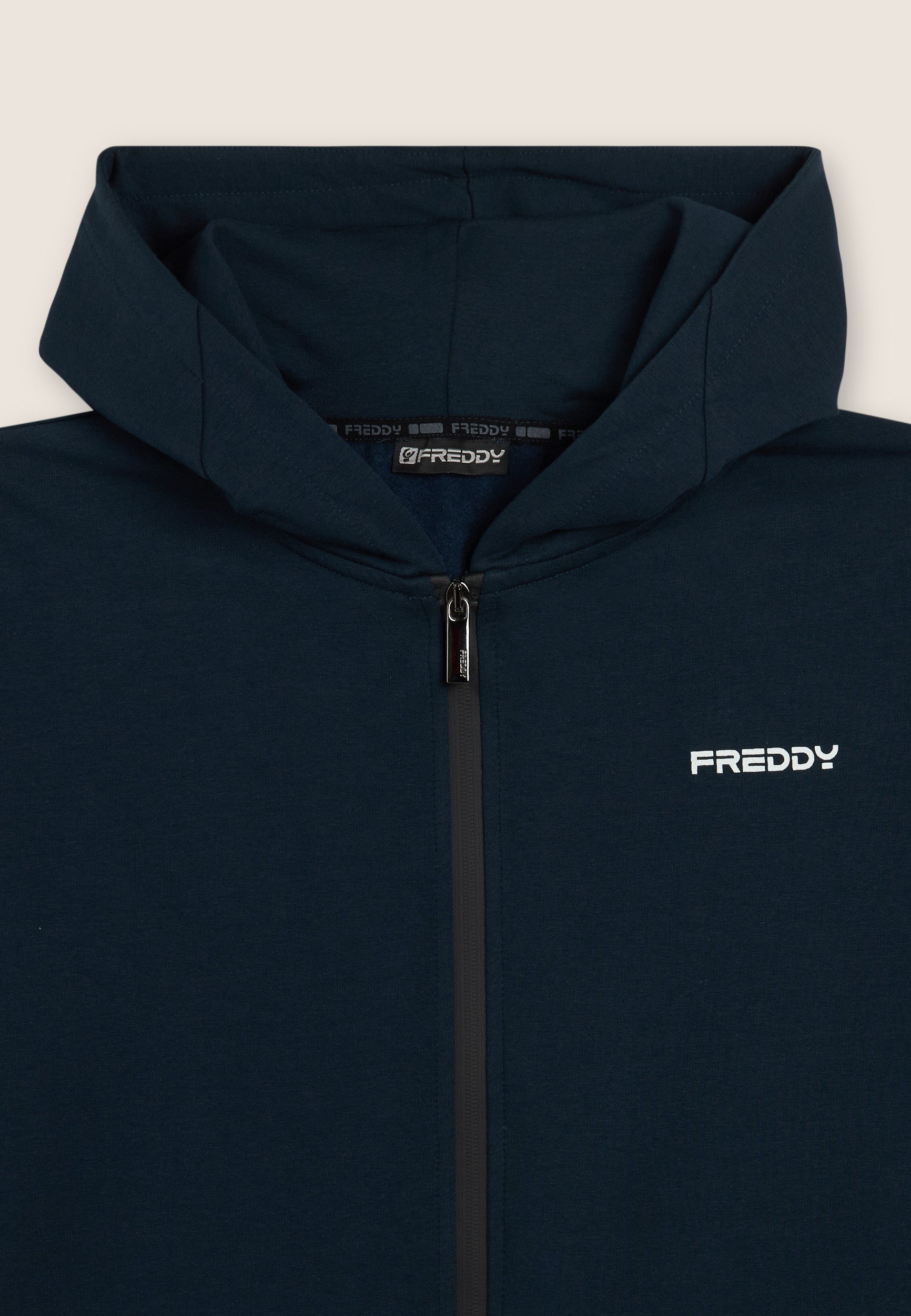 freddy-felpa-uomo-full-zip-con-cappuccio-in-jersey-e-tasche-a-marsupio image 7