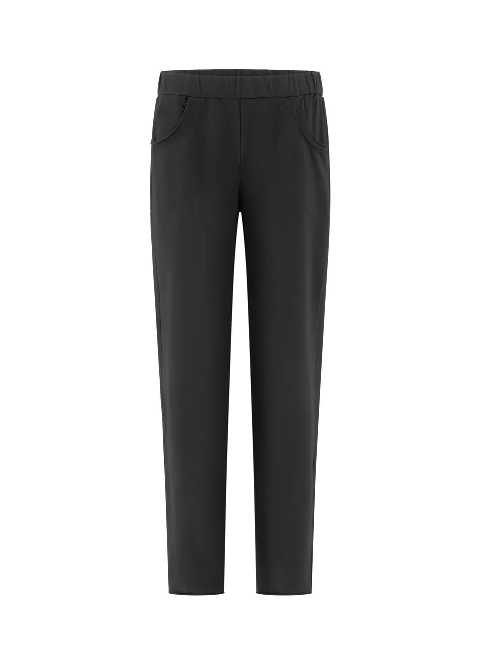 deha-pantaloni-in-cotone-stretch-nero-pantaloni-gym-e-leisurewear image 1
