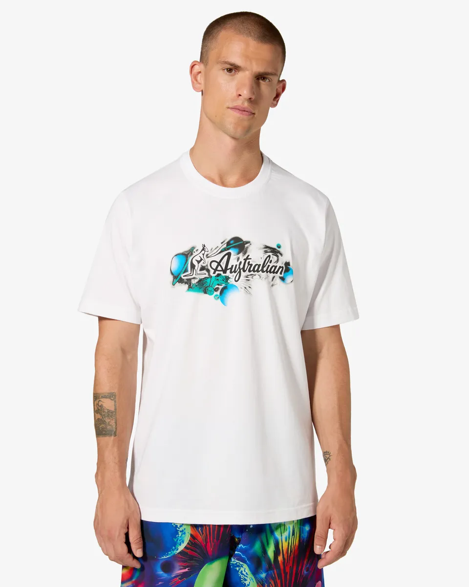 australian-planets-cotton-t-shirt-maglia-bianca-stampa image 1