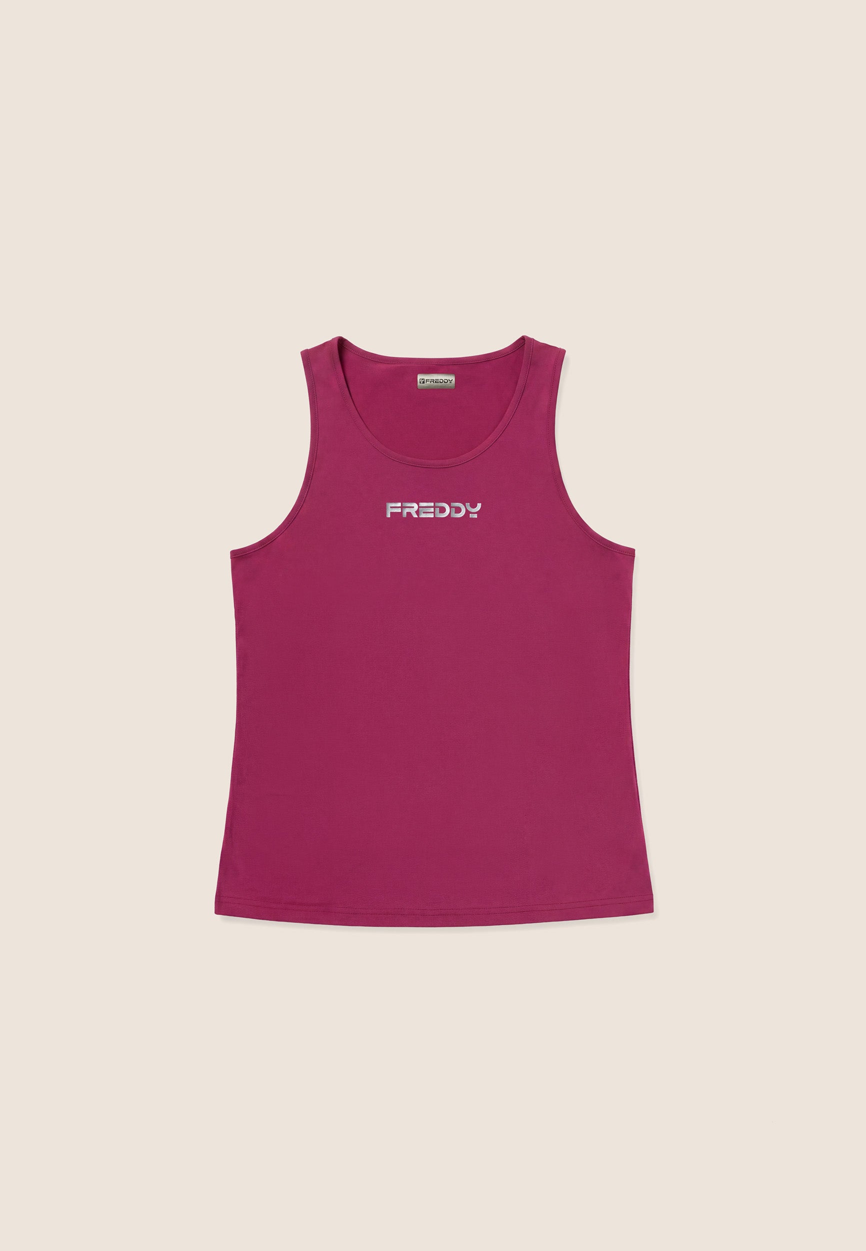 freddy-canotta-donna-sportiva-quick-dry-logo-metallizzato image 4