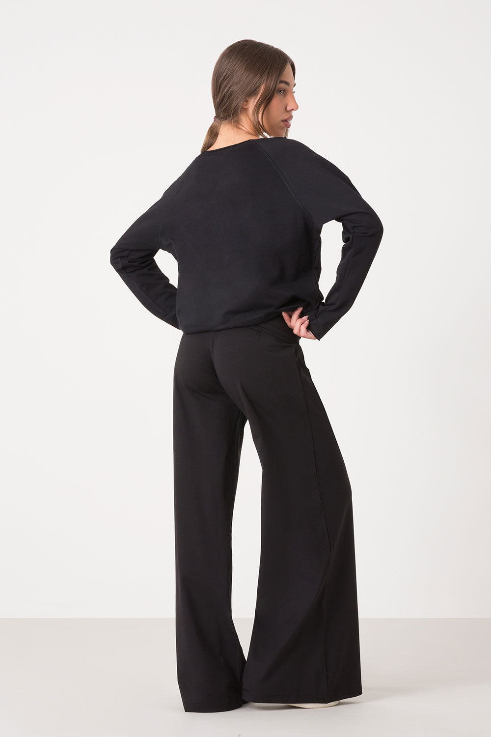 dimensione-danza-ballet-magliaccia-felpa-garzata-maniche-lunghe-donna image 2